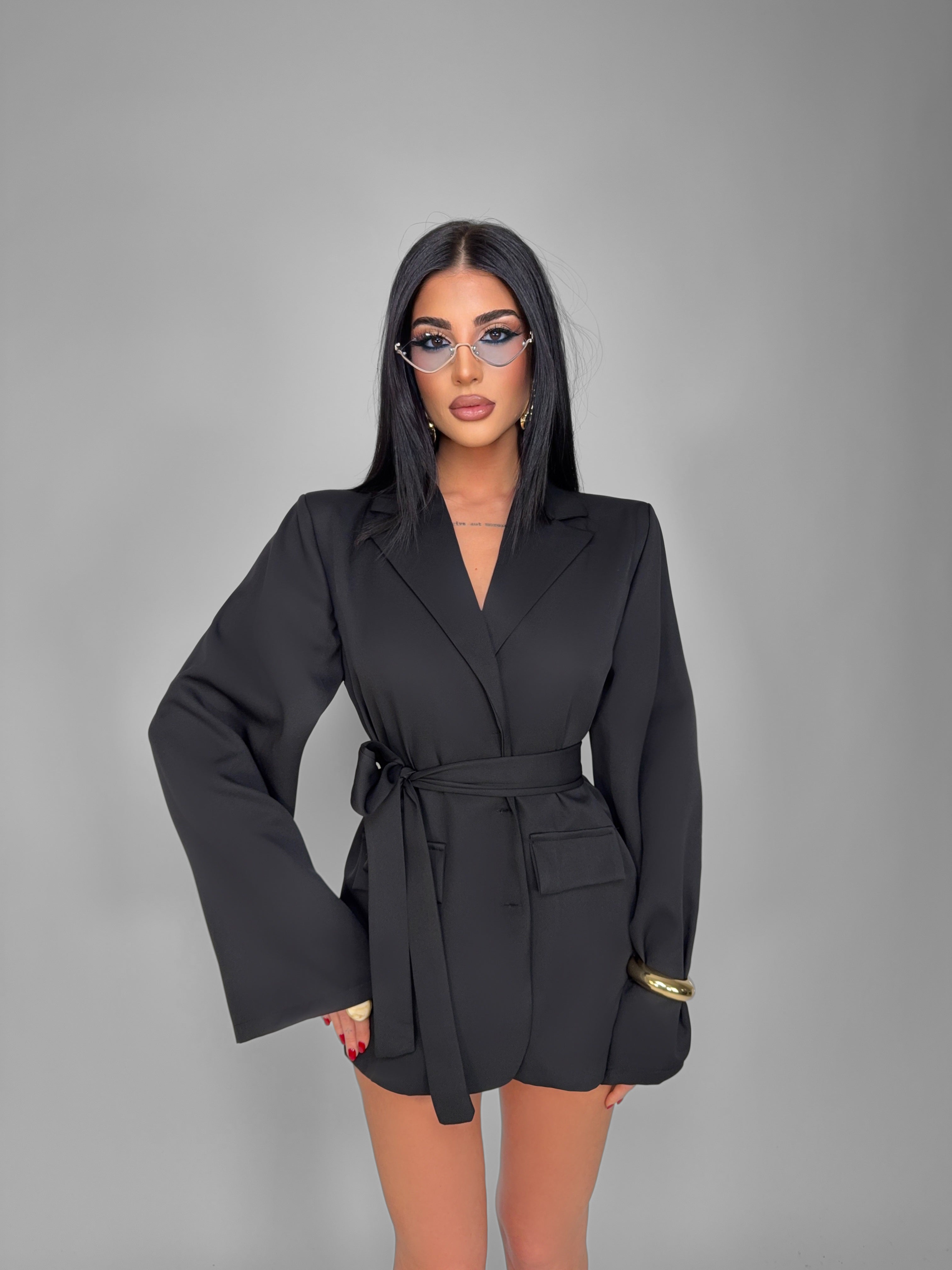 Abito/Giacca  Wrap-Black