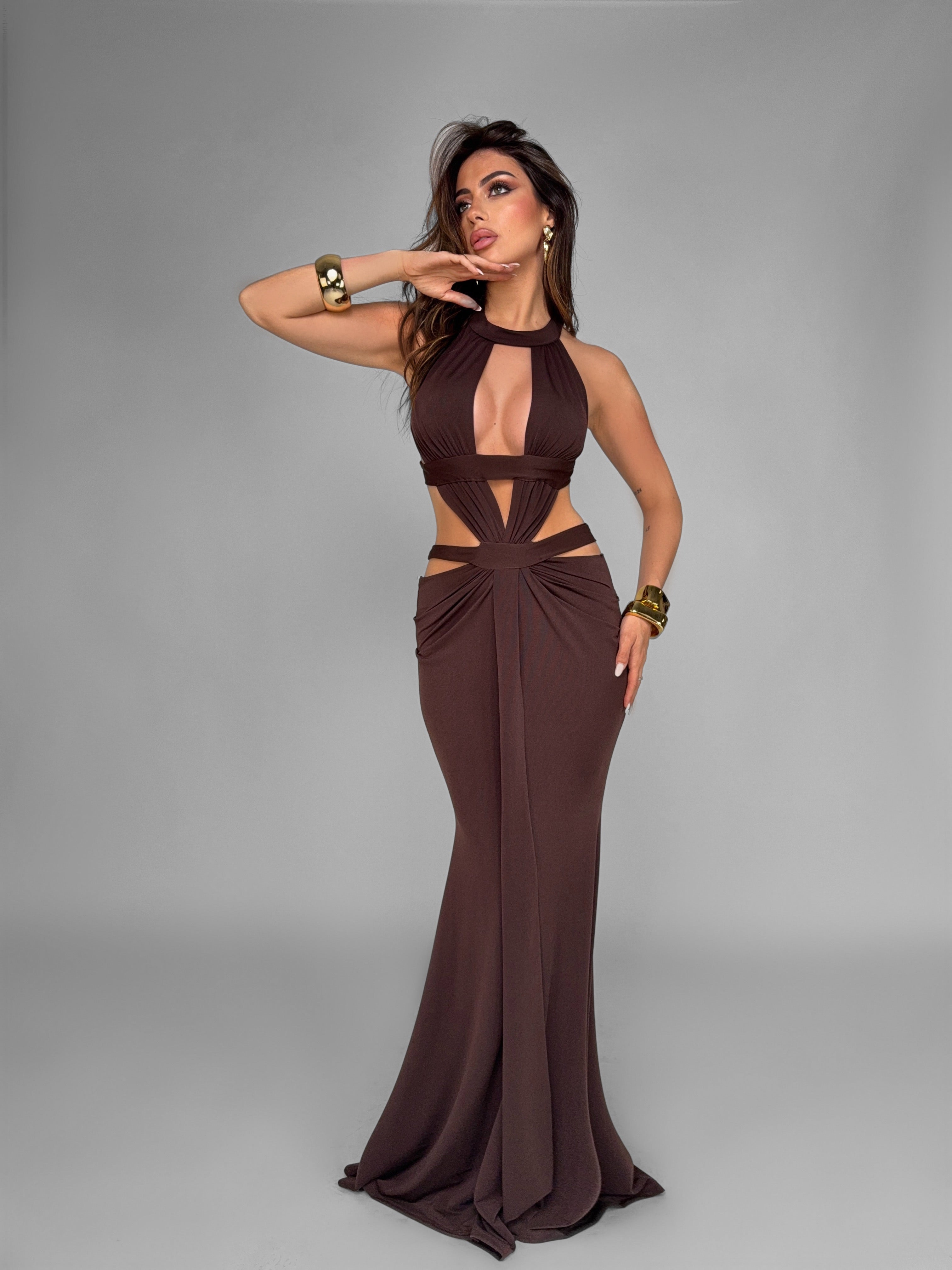 Abito Clean Back-Brown