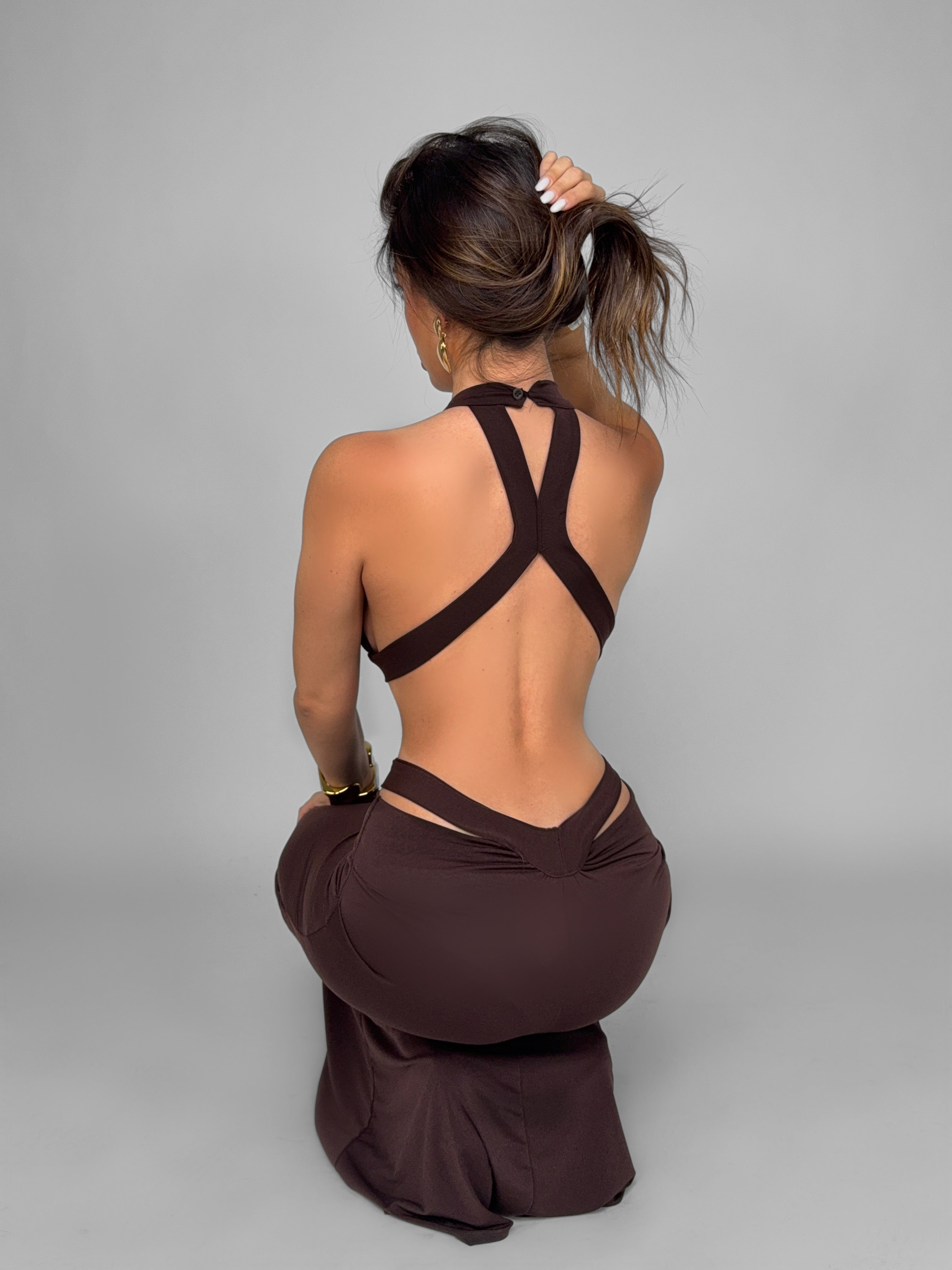Abito Clean Back-Brown