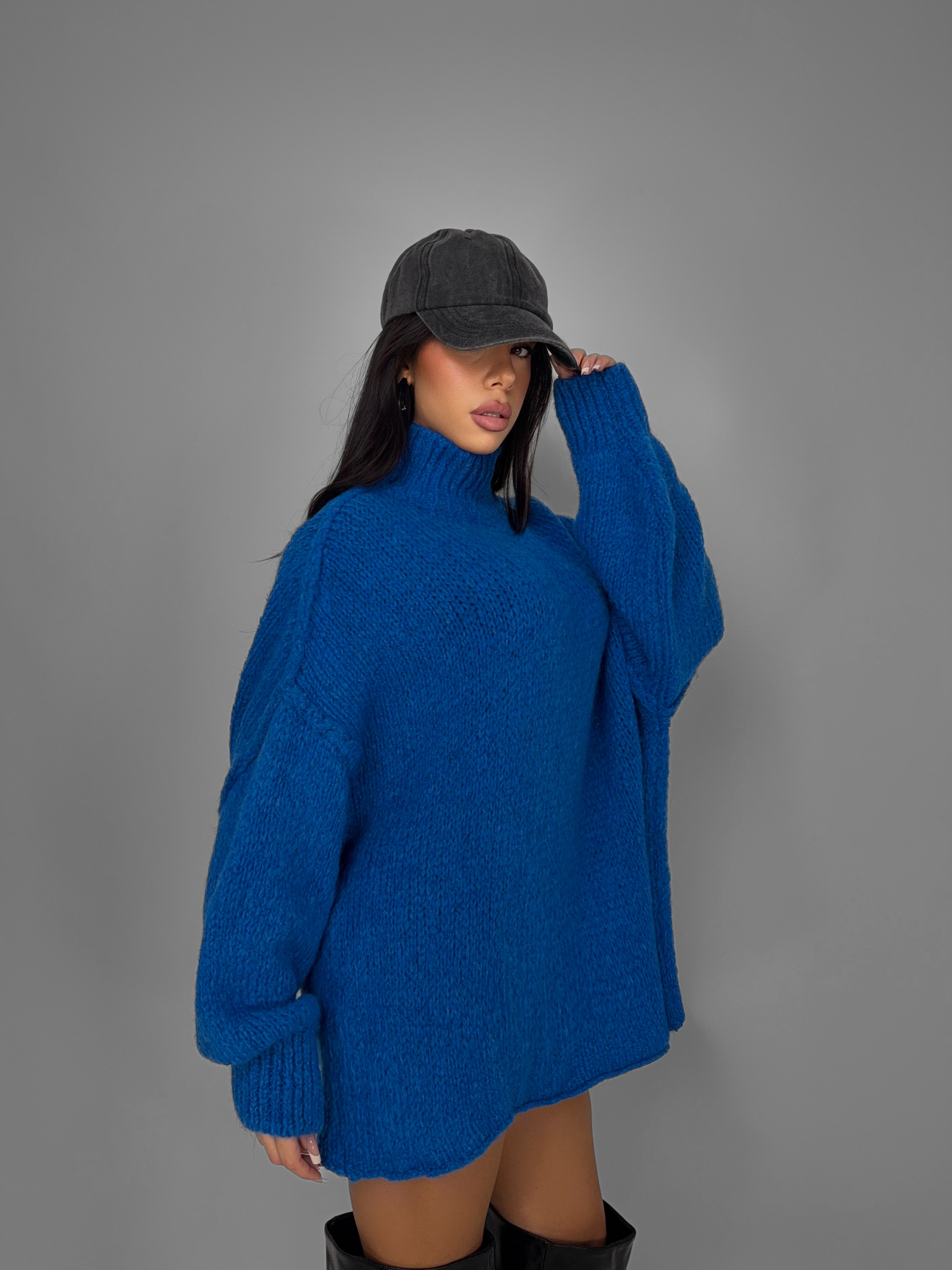 Maglione Cozy Knit - Blu