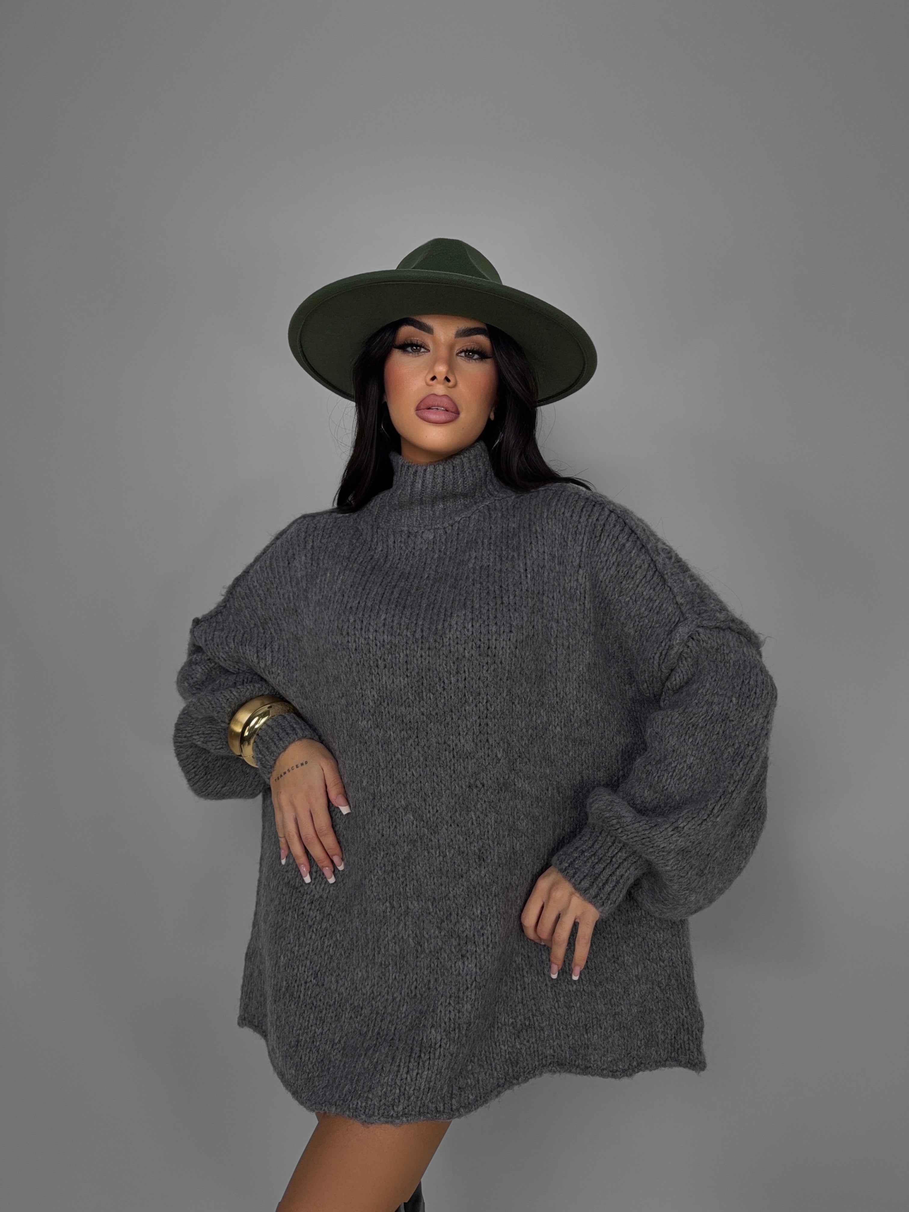 Maglione Cozy Knit - Grey