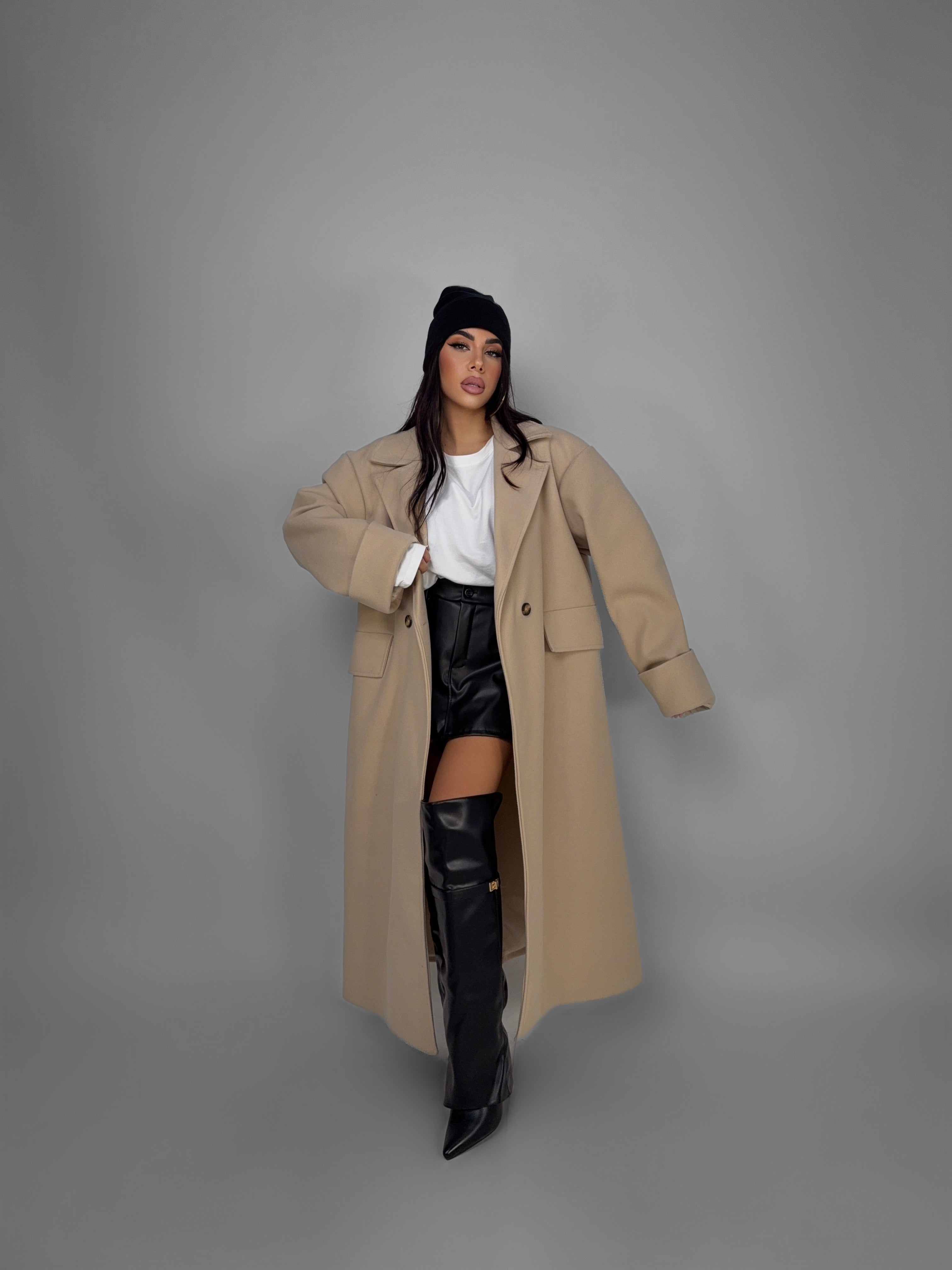 Cappotto Oversize- Beige