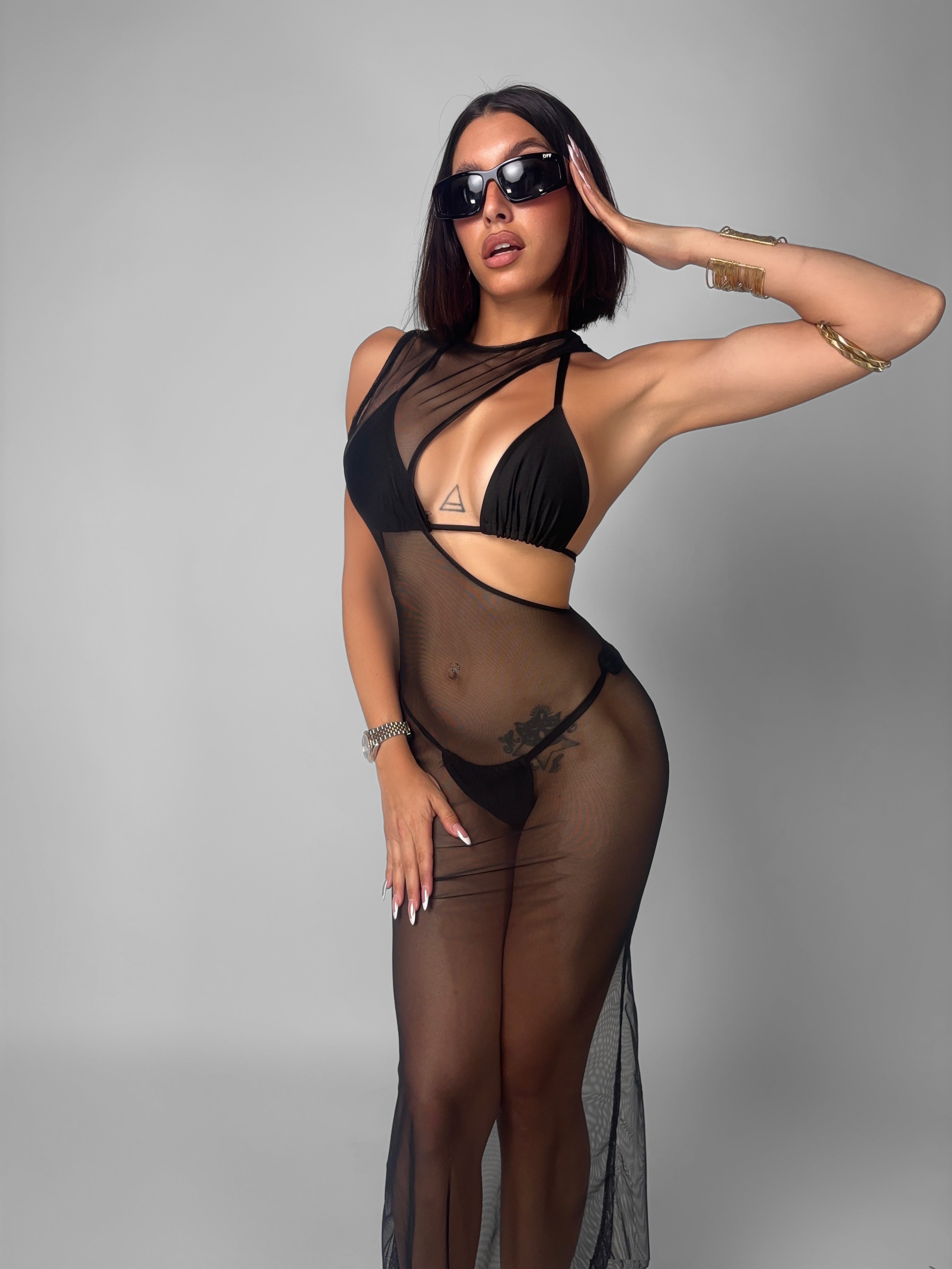 Bikini + Abito Suzanne - Black