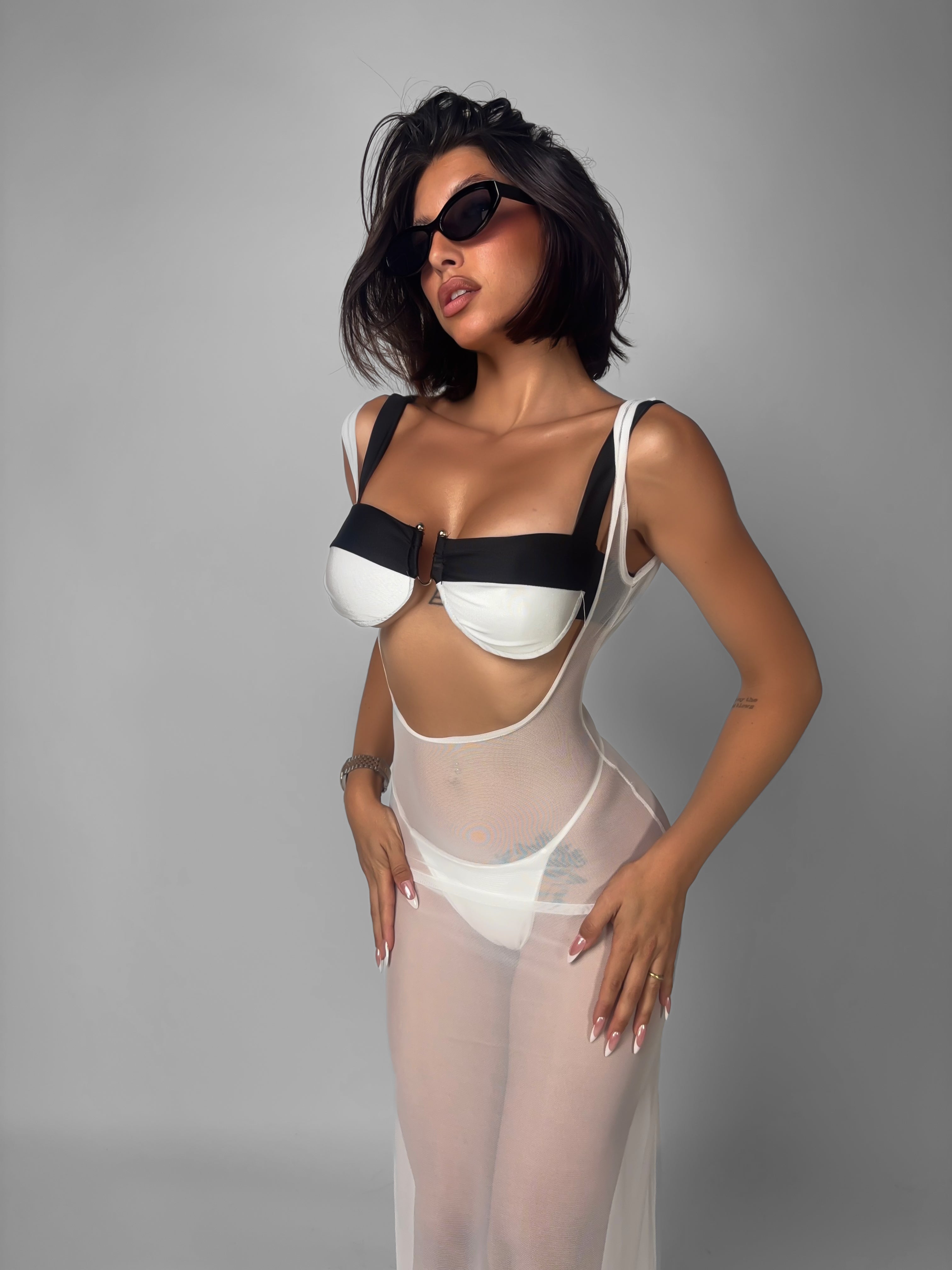 Bikini + Abito Zoe - White