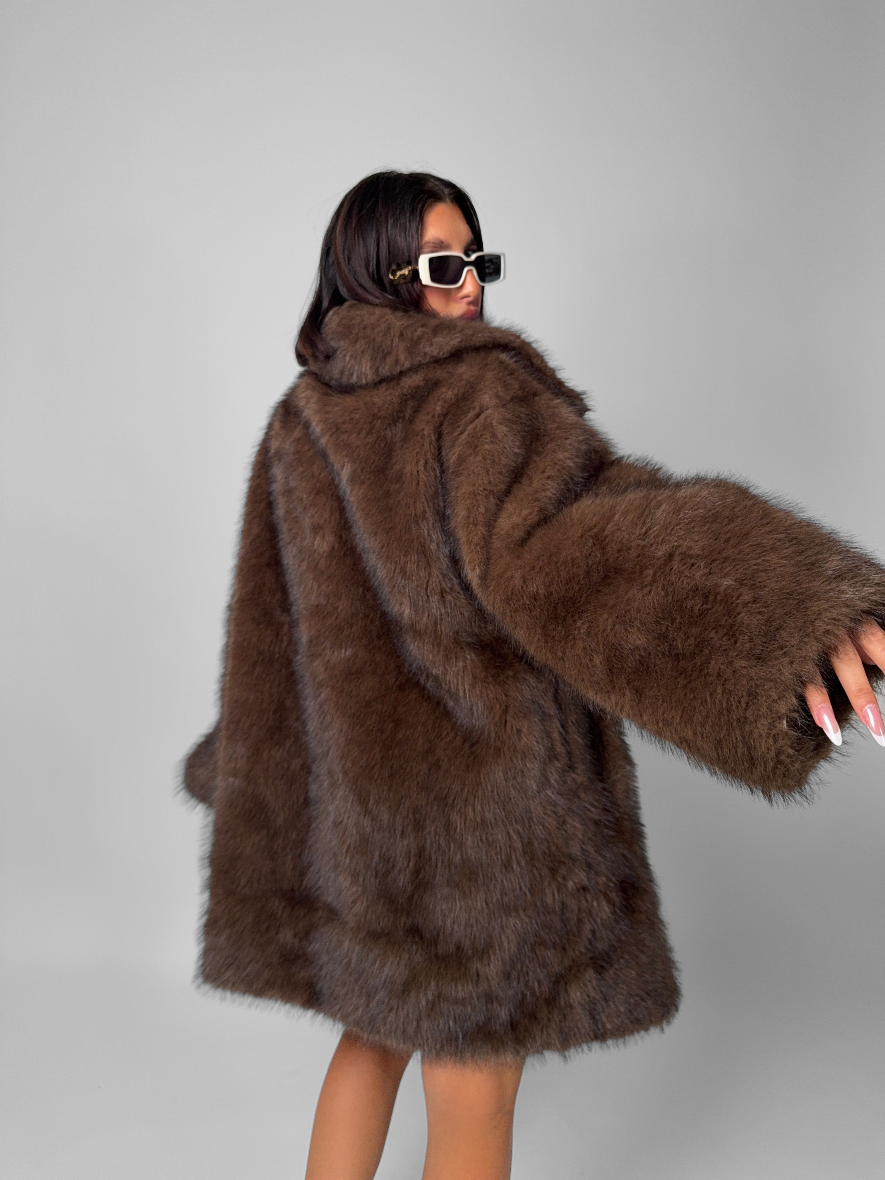 Pelliccia Madison - Brown