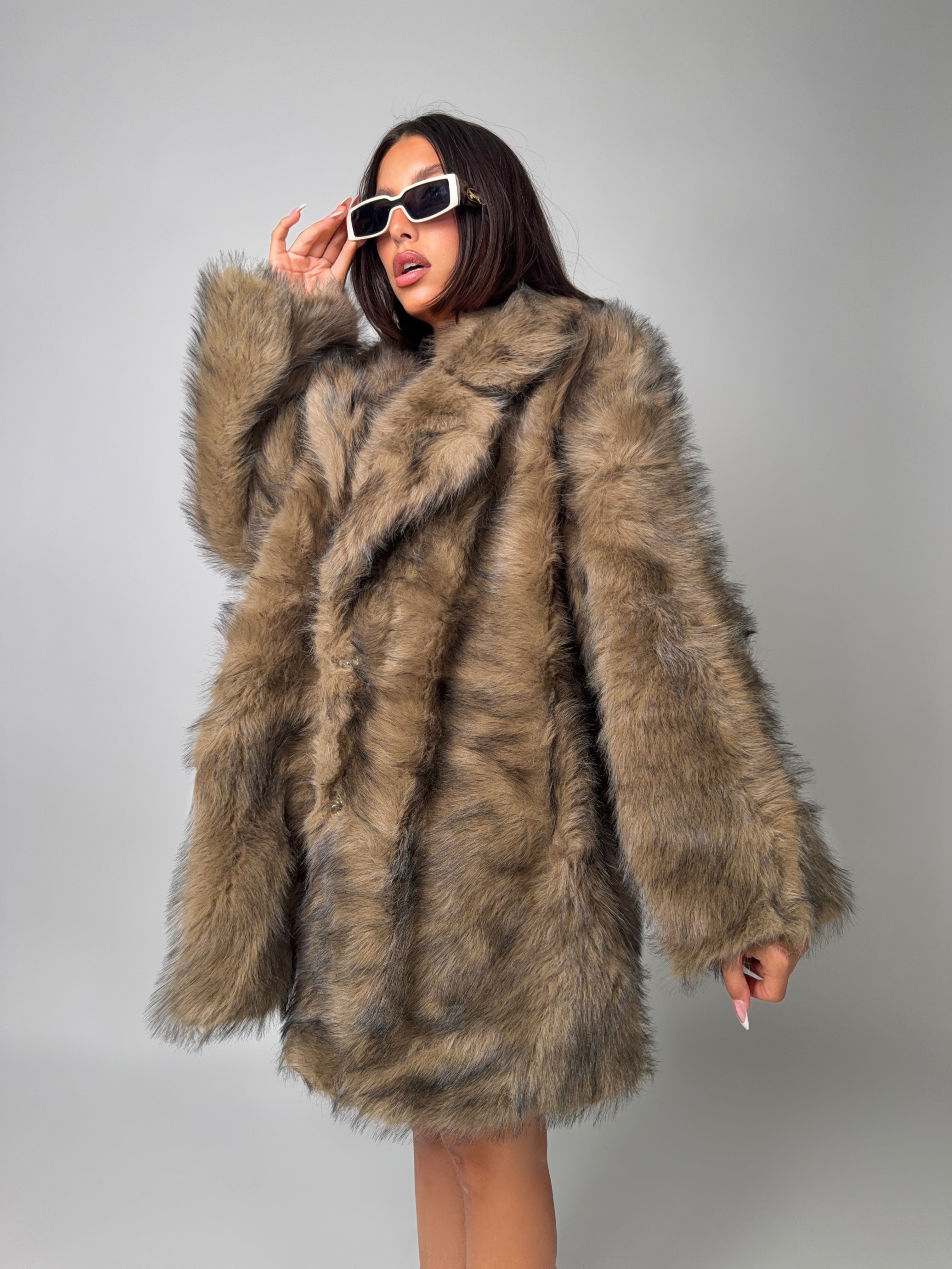 Pelliccia Madison - Camel