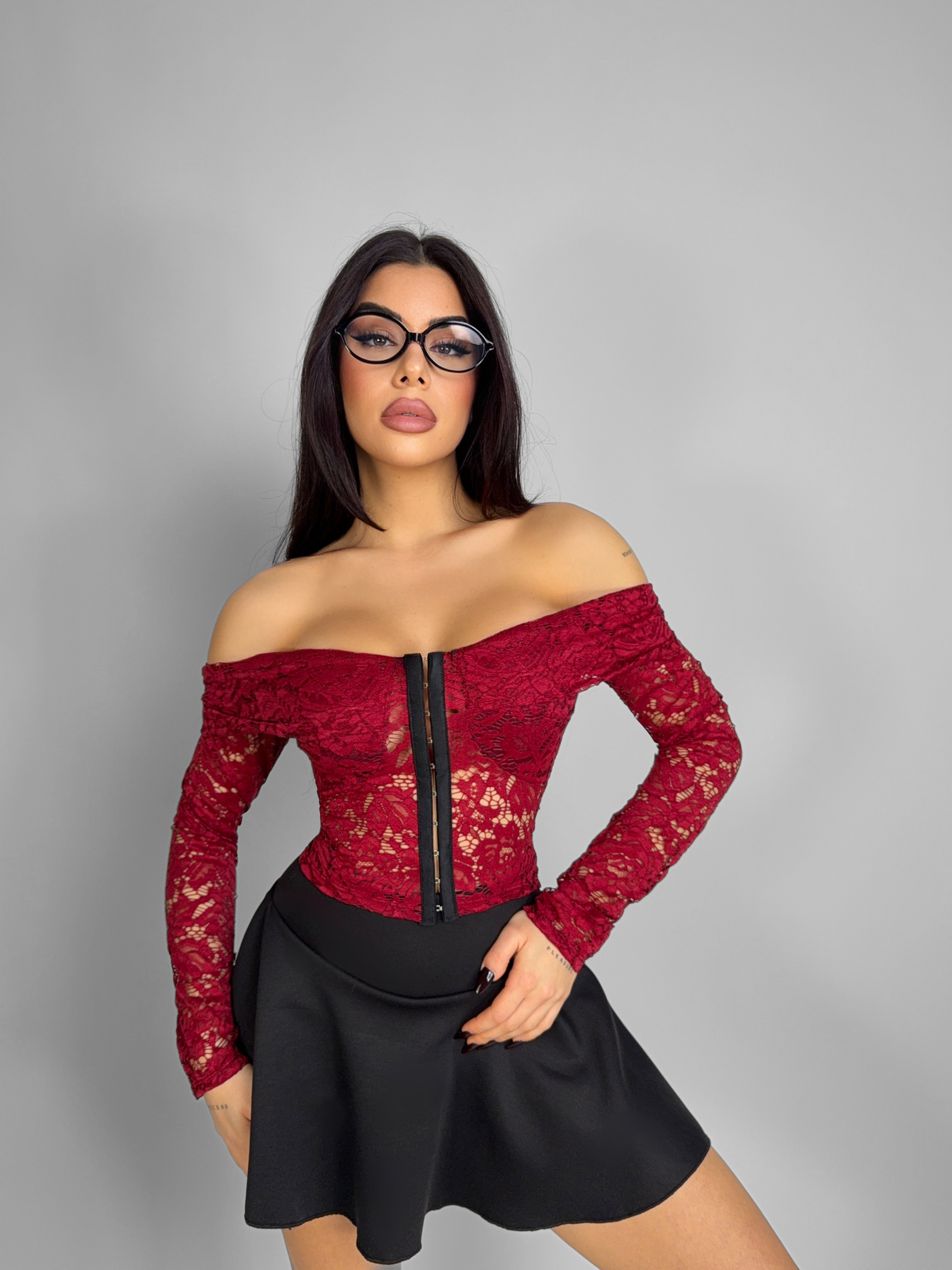 Maglia Corsetry Lace