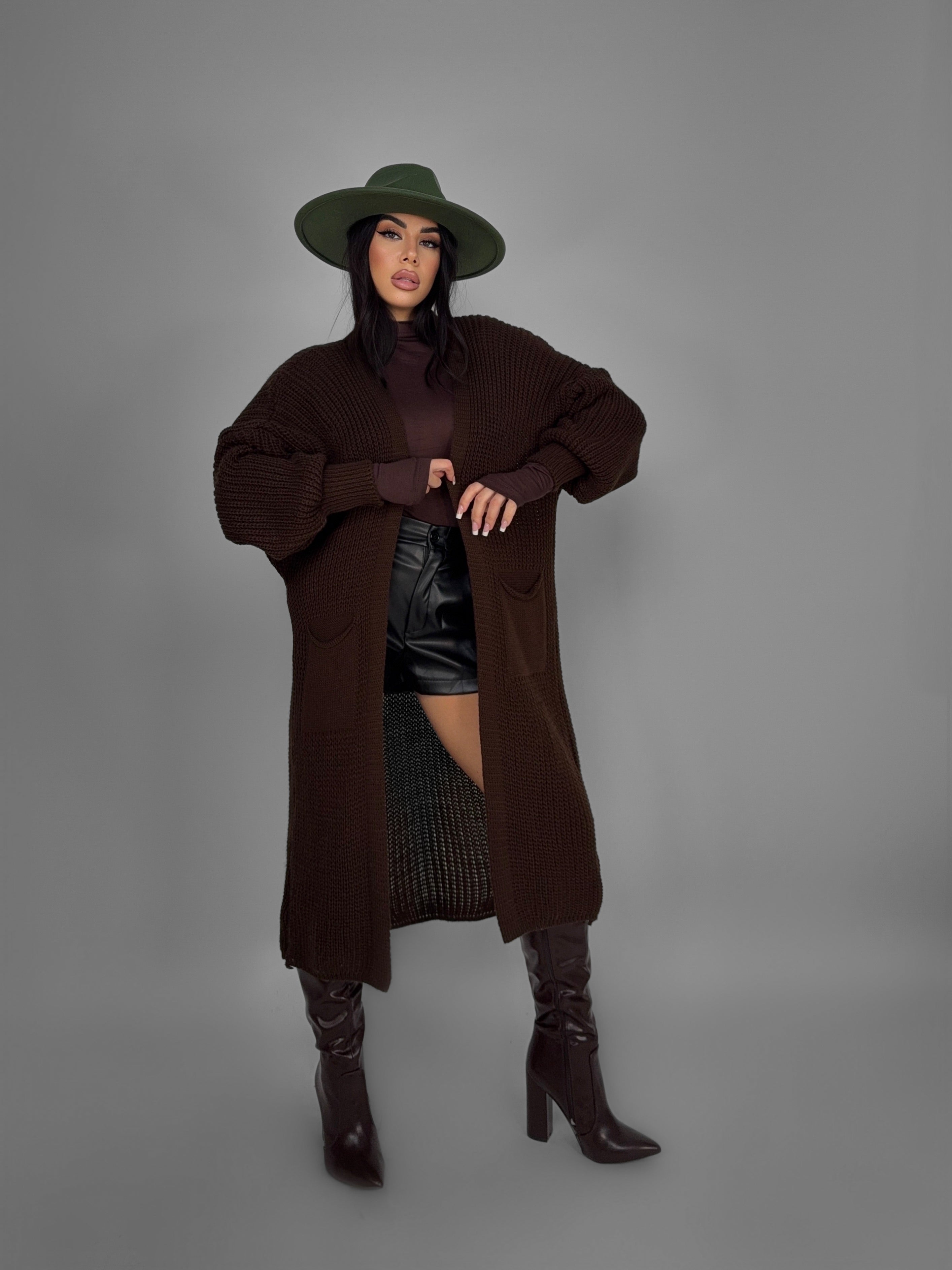 Maxi Cardigan Daily-Black