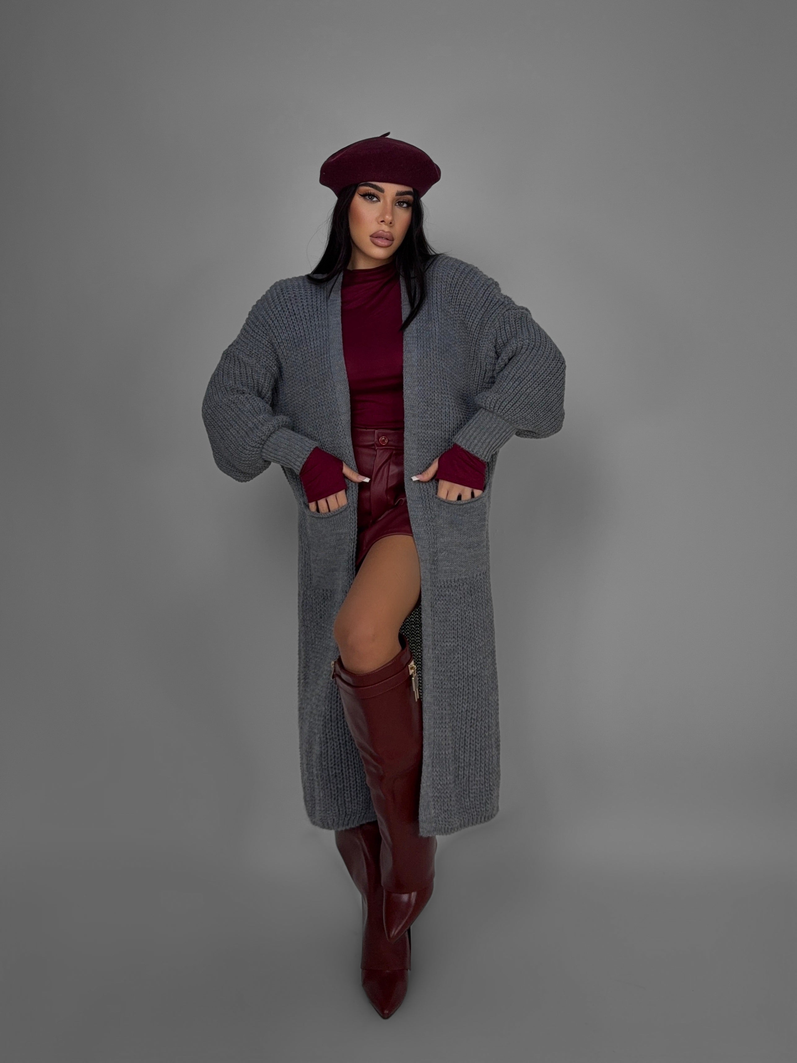 Maxi Cardigan Daily-Grey