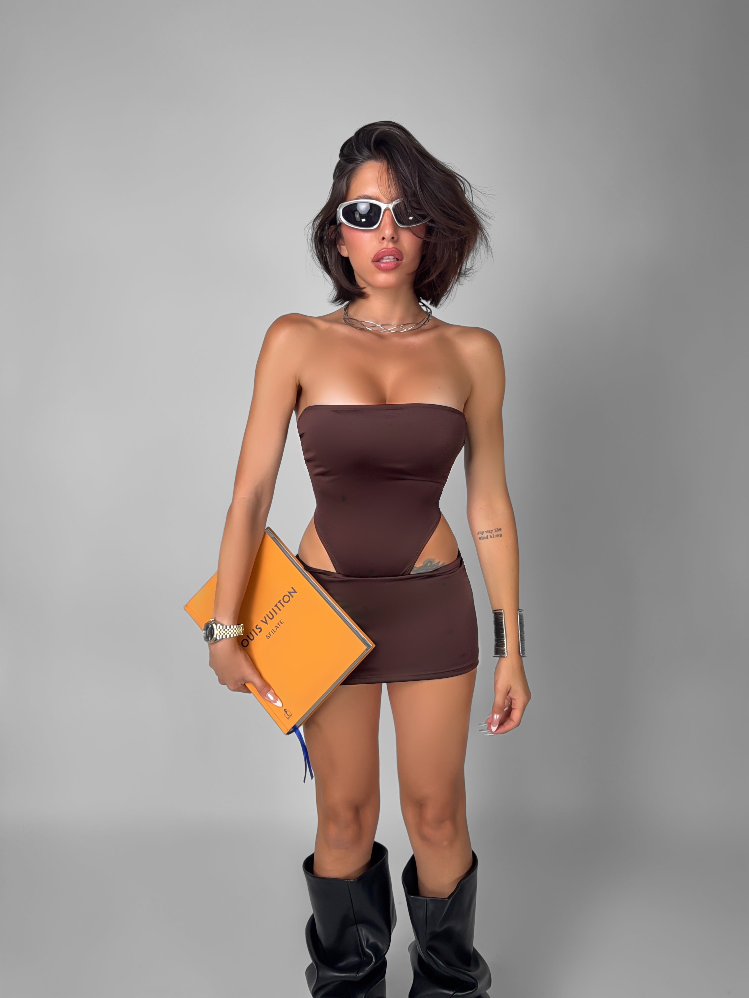 Completo Dare Me Set - Brown
