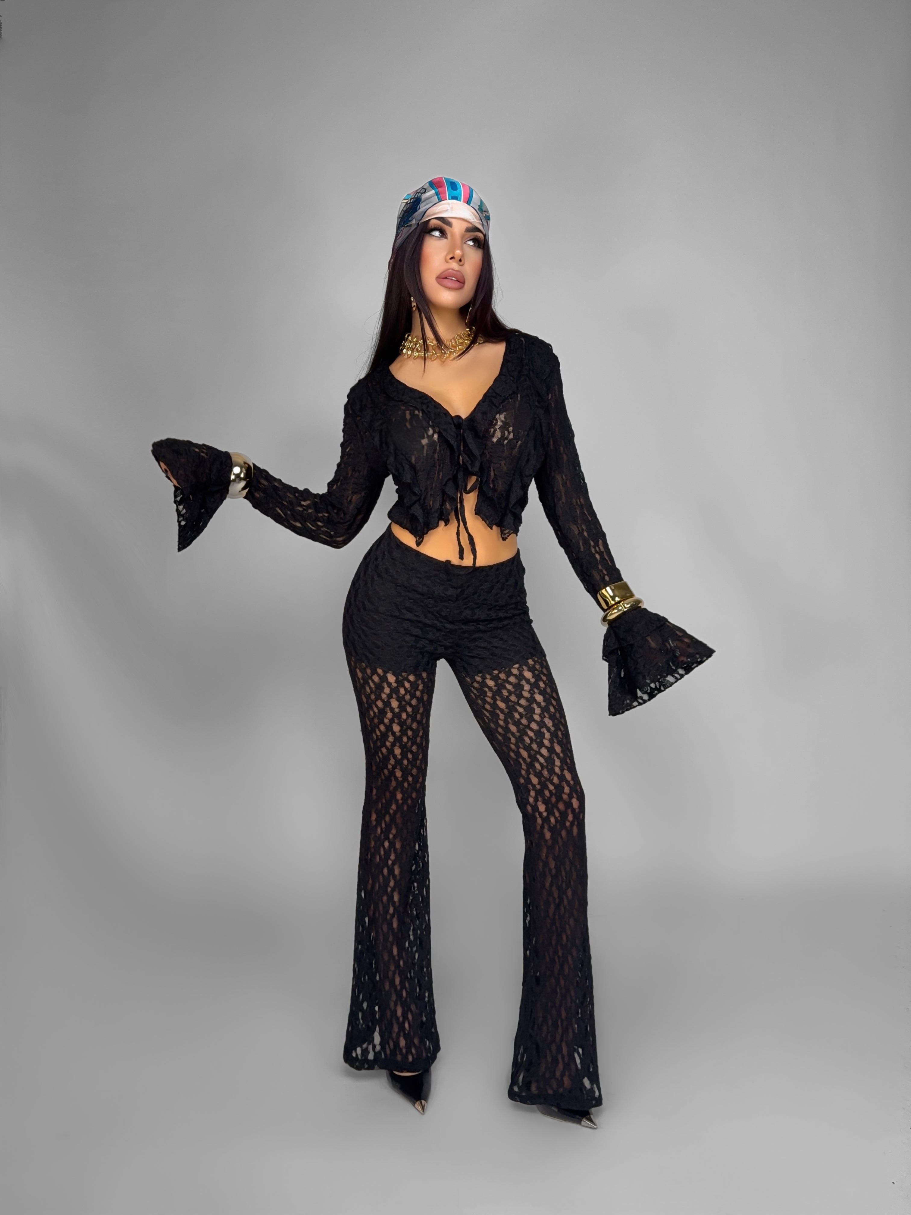 Total Look Lace Blossom Black