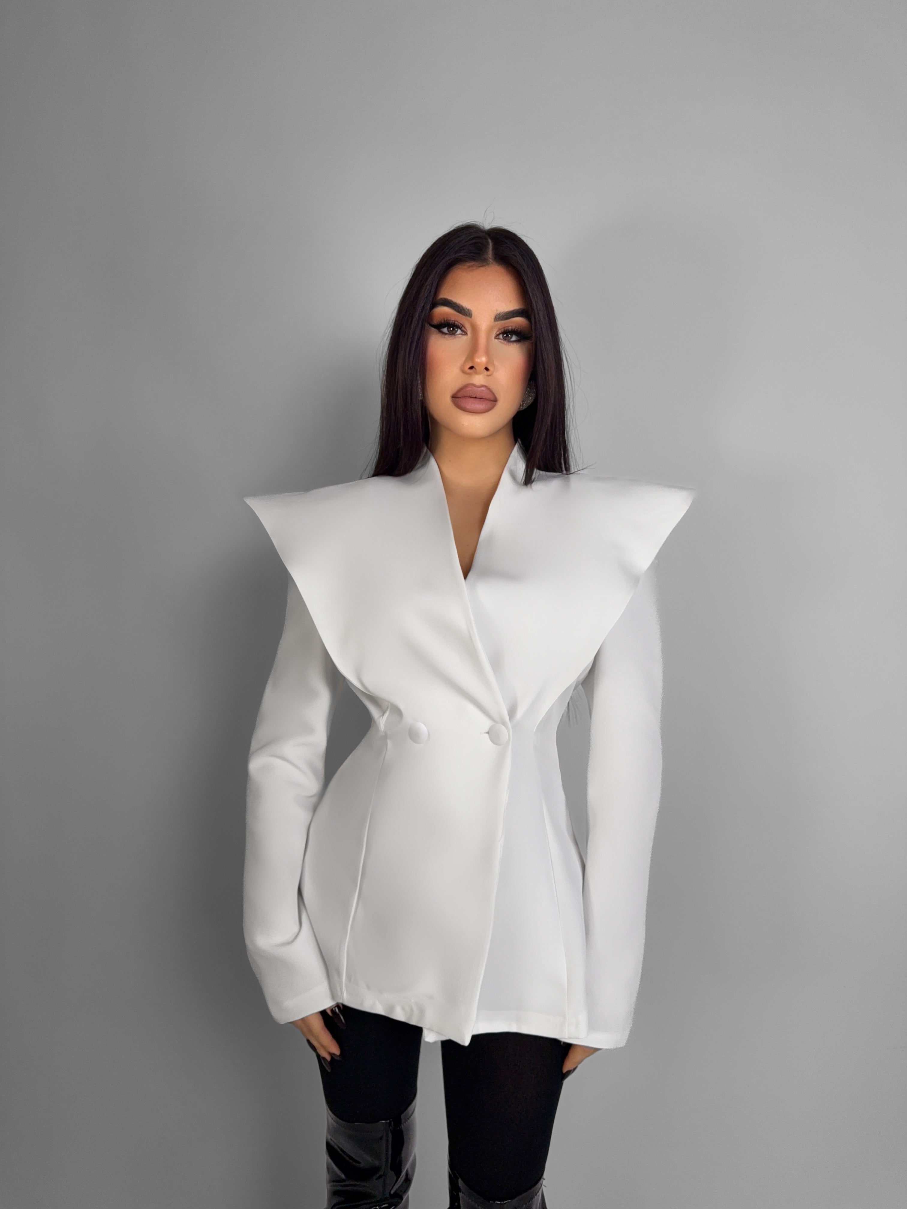 Abito/Giacca Destruttured - White