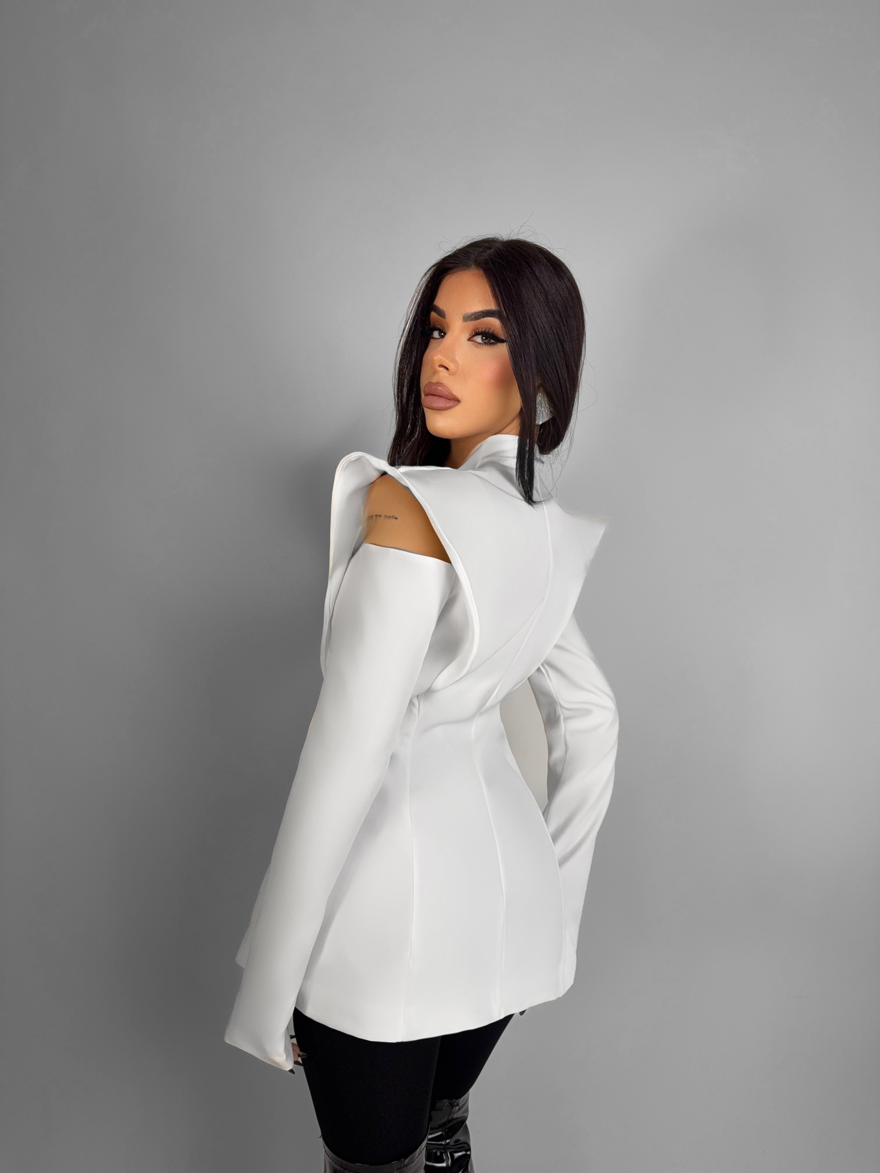 Abito/Giacca Destruttured - White
