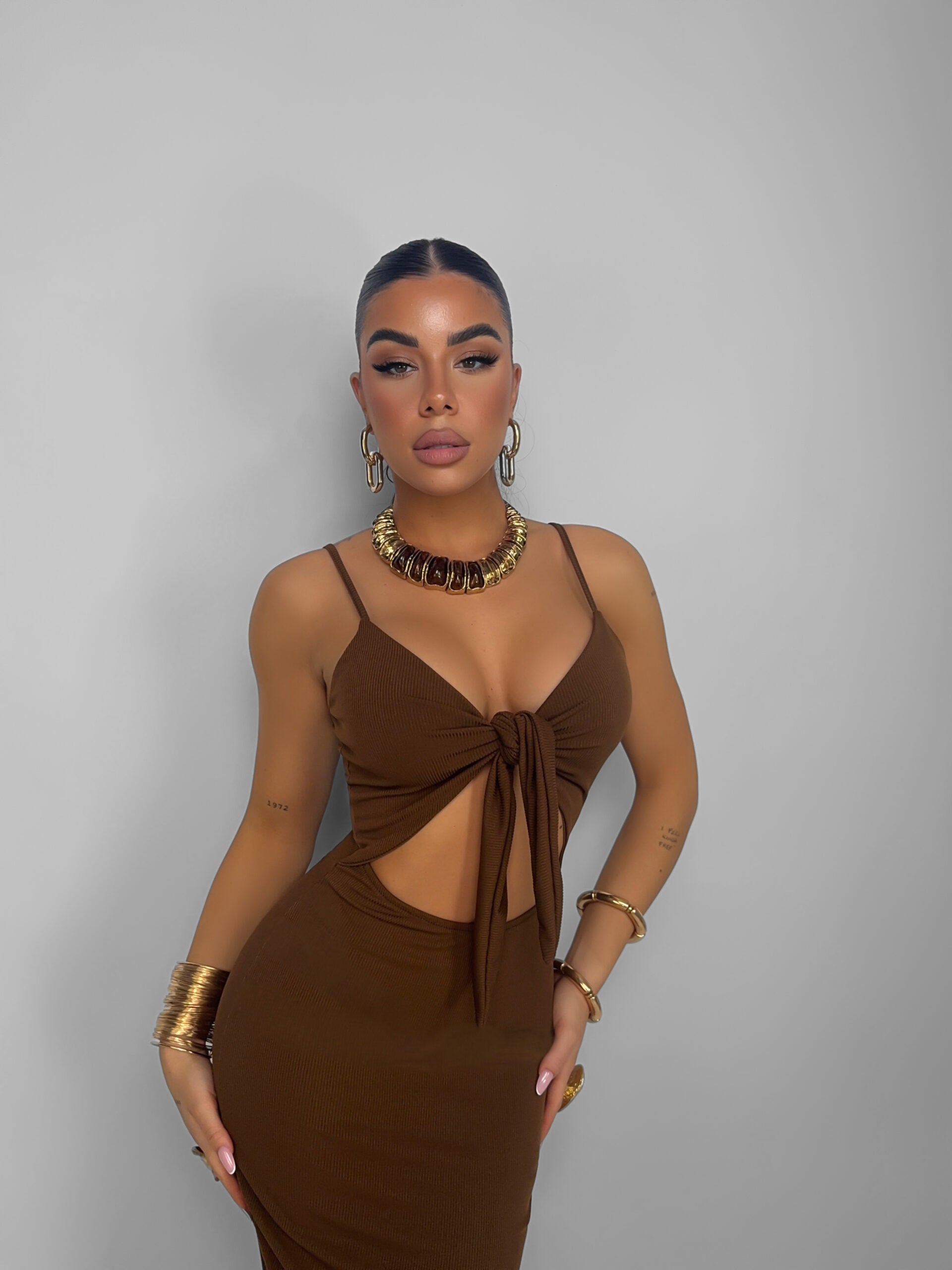 Abito Explosion - Brown