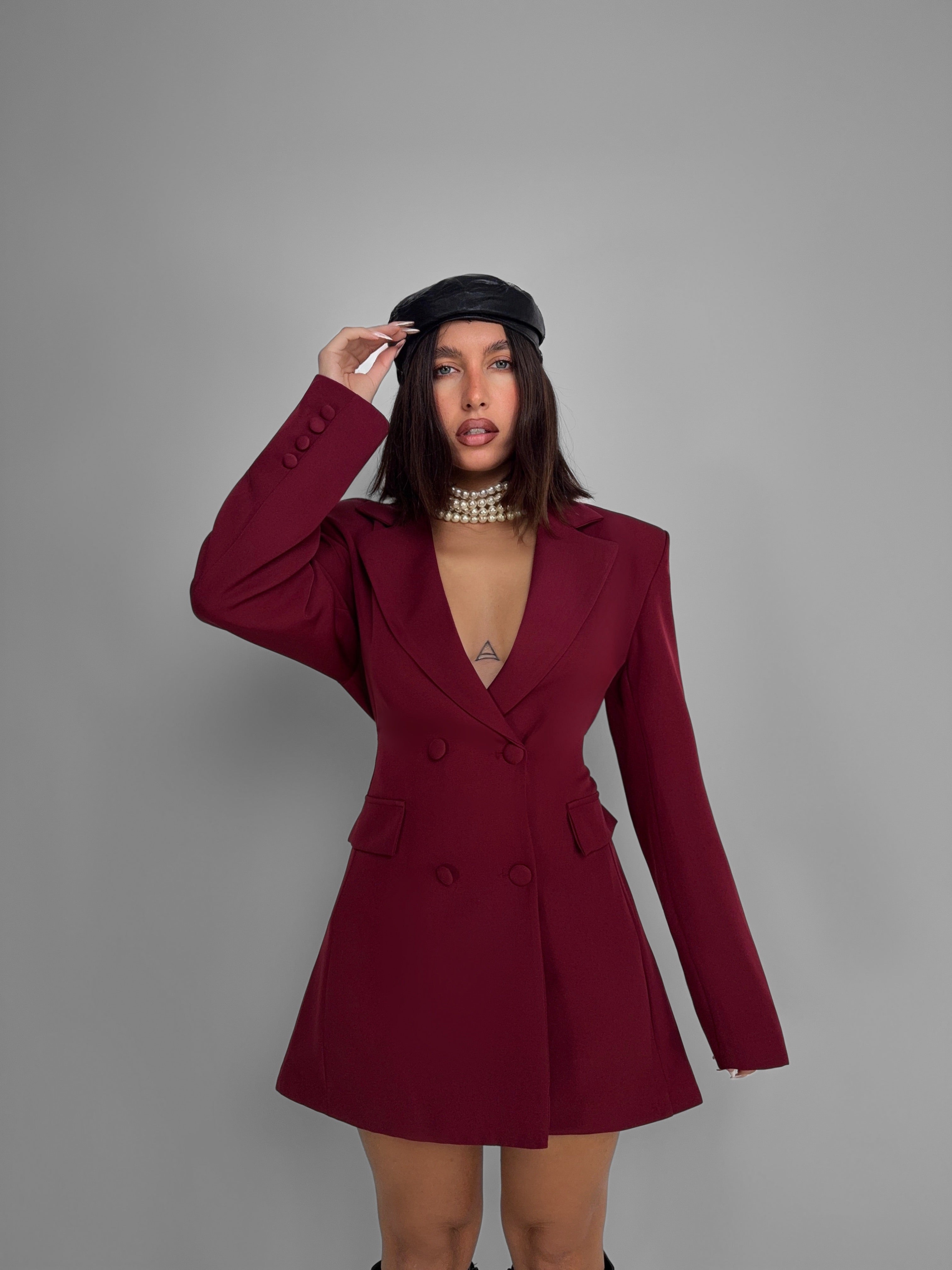 Abito/Giacca Magic Shaping - Cherry red