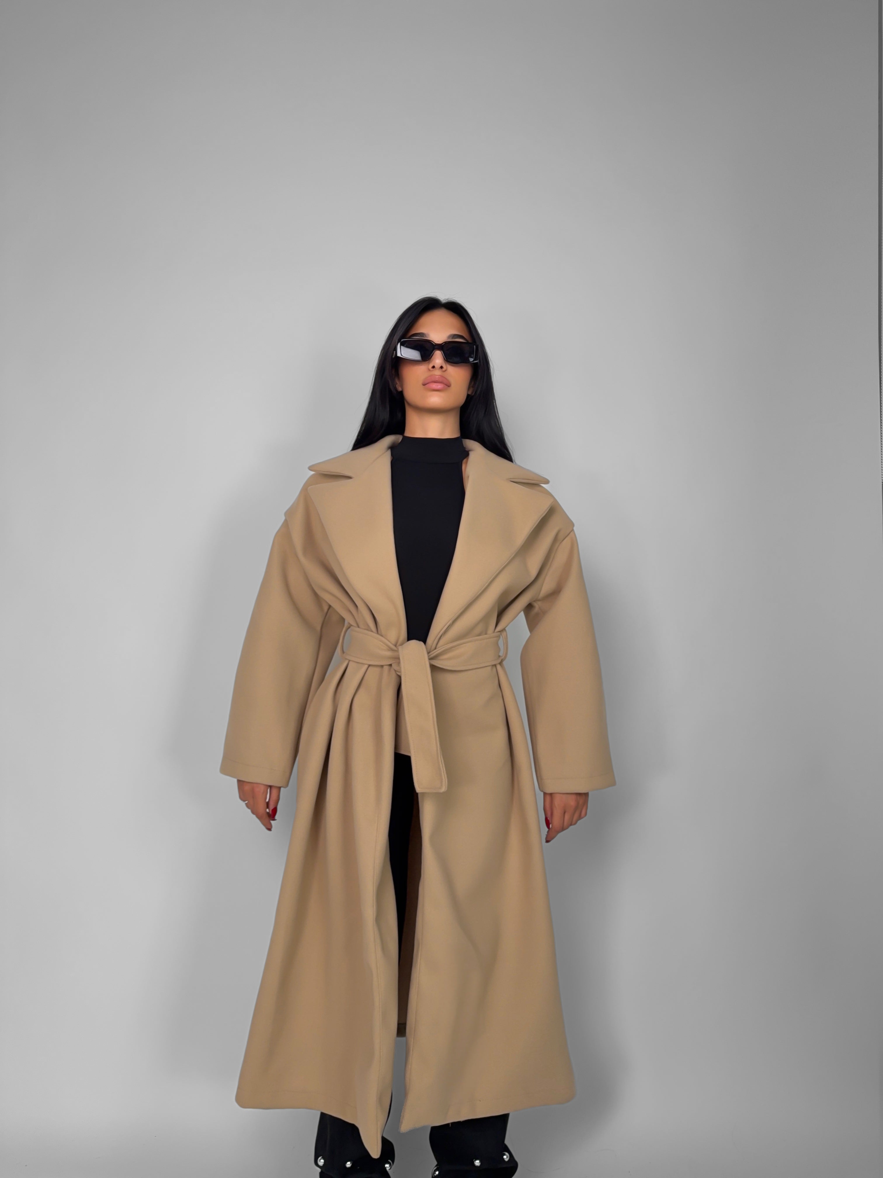 Cappotto Wrap - Camel