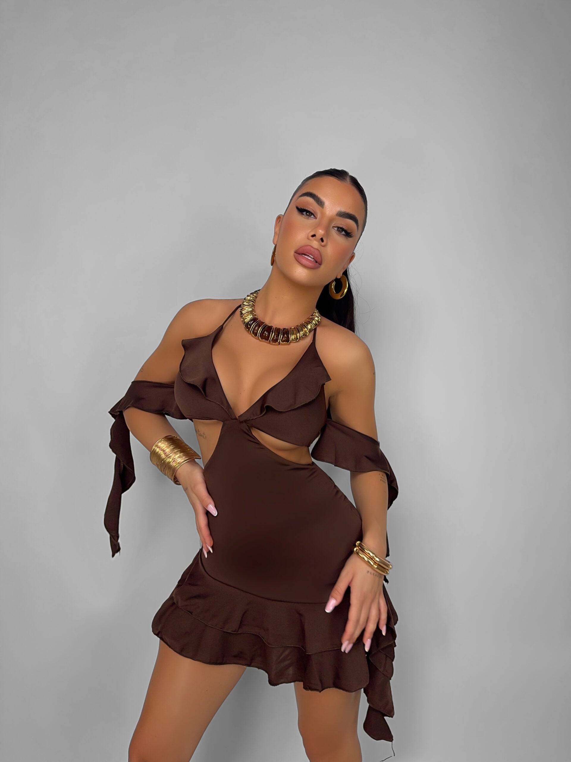 Abito Love Me - Brown