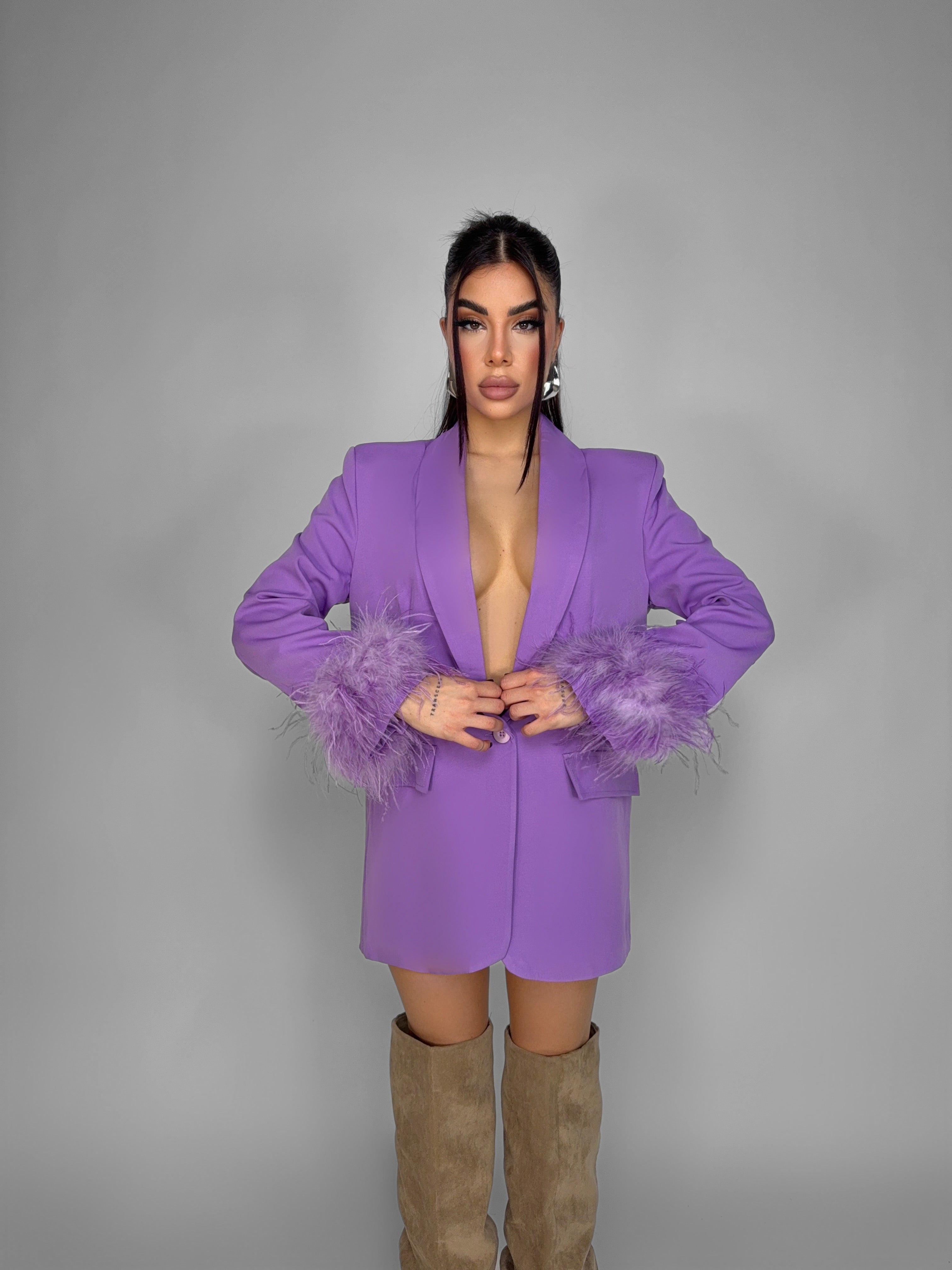 Blazer Feather Touch-Lilac