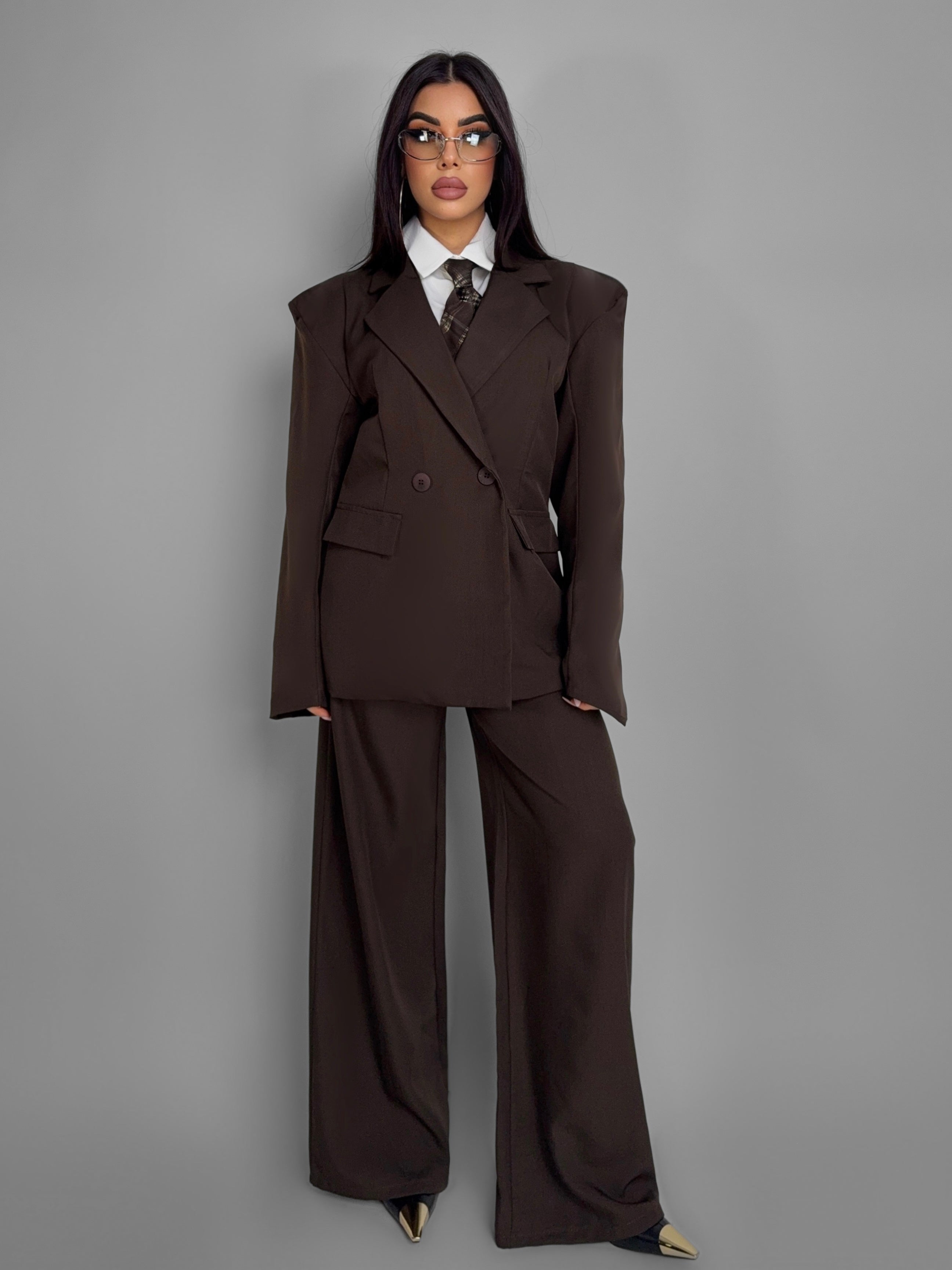 Boss Babe Set - Brown
