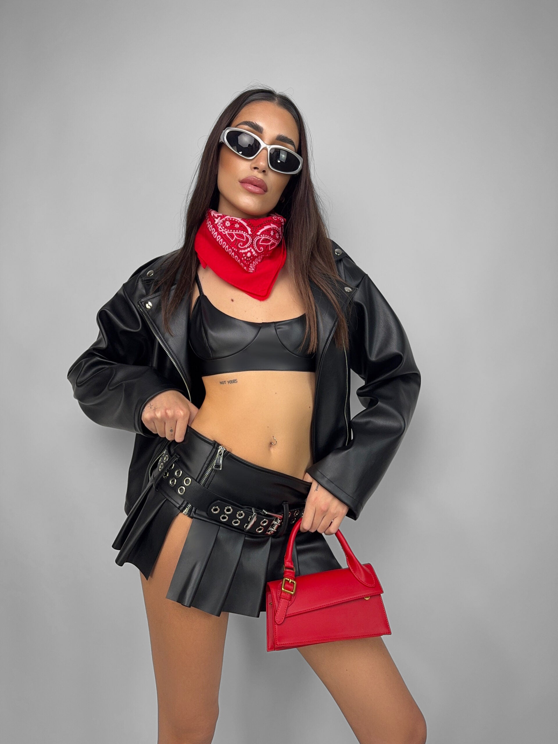 Top Bra Leather
