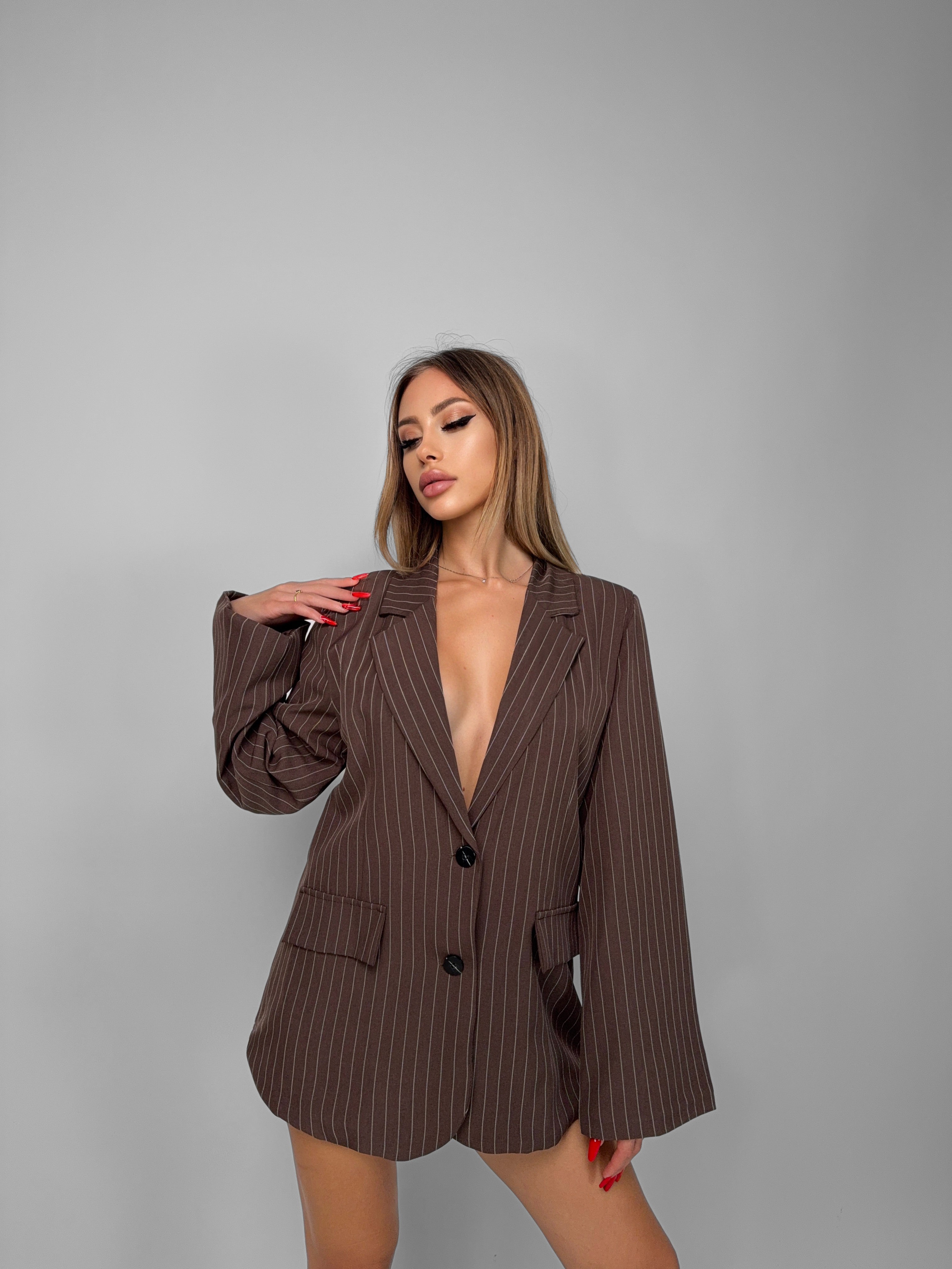 Giacca Pinstripped