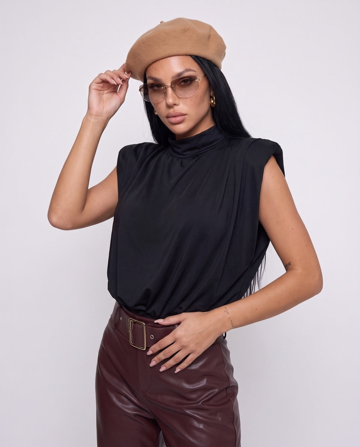 Body Draped Allure-Black