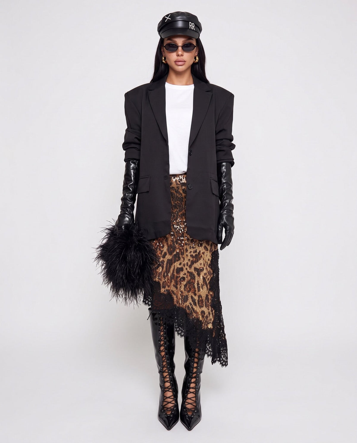 Total Look Sequin Leopard