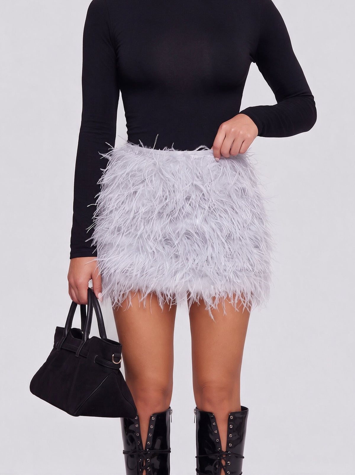 Falda Swan Dream-Gris