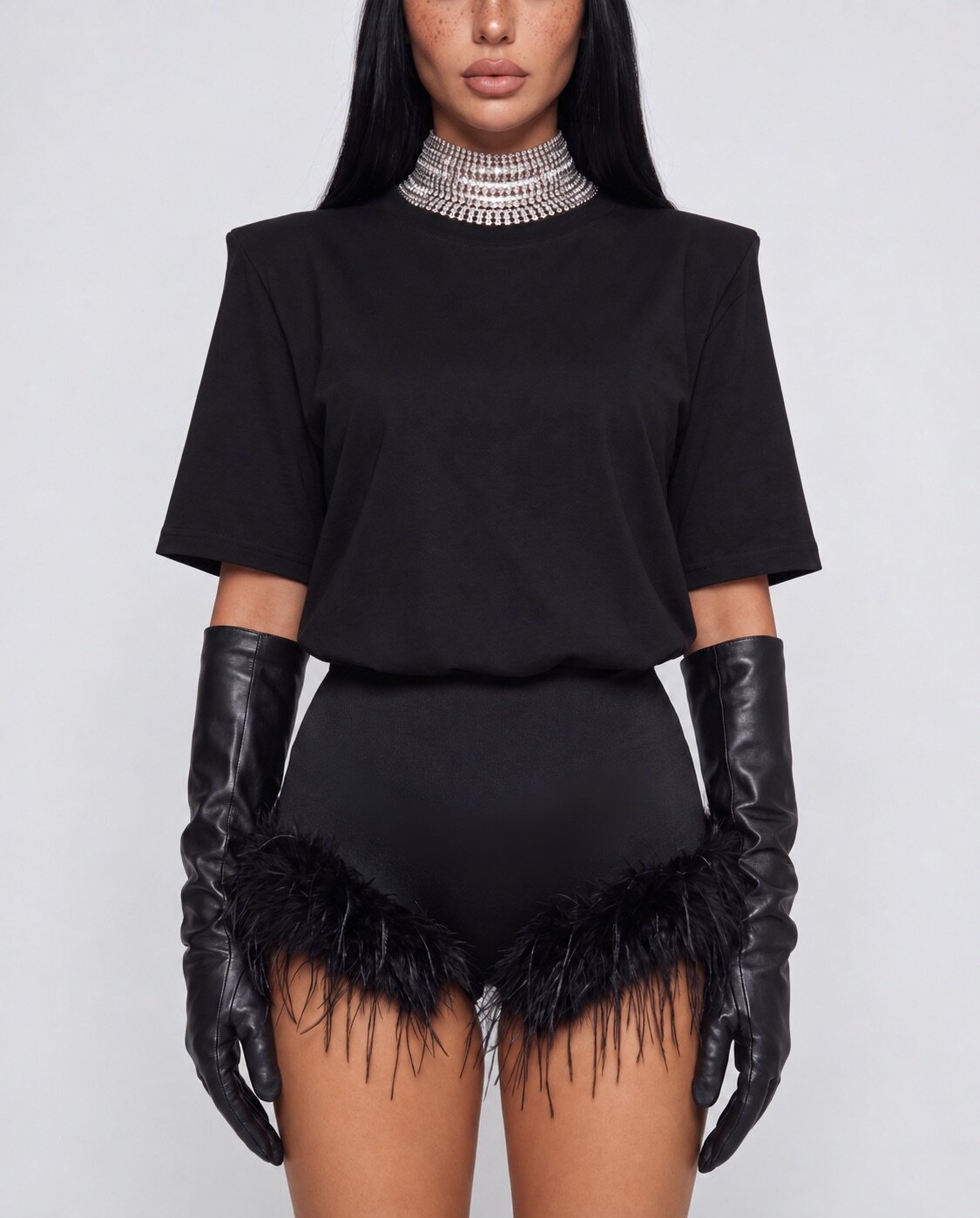 T-Shirt Basic Butterfly - Black