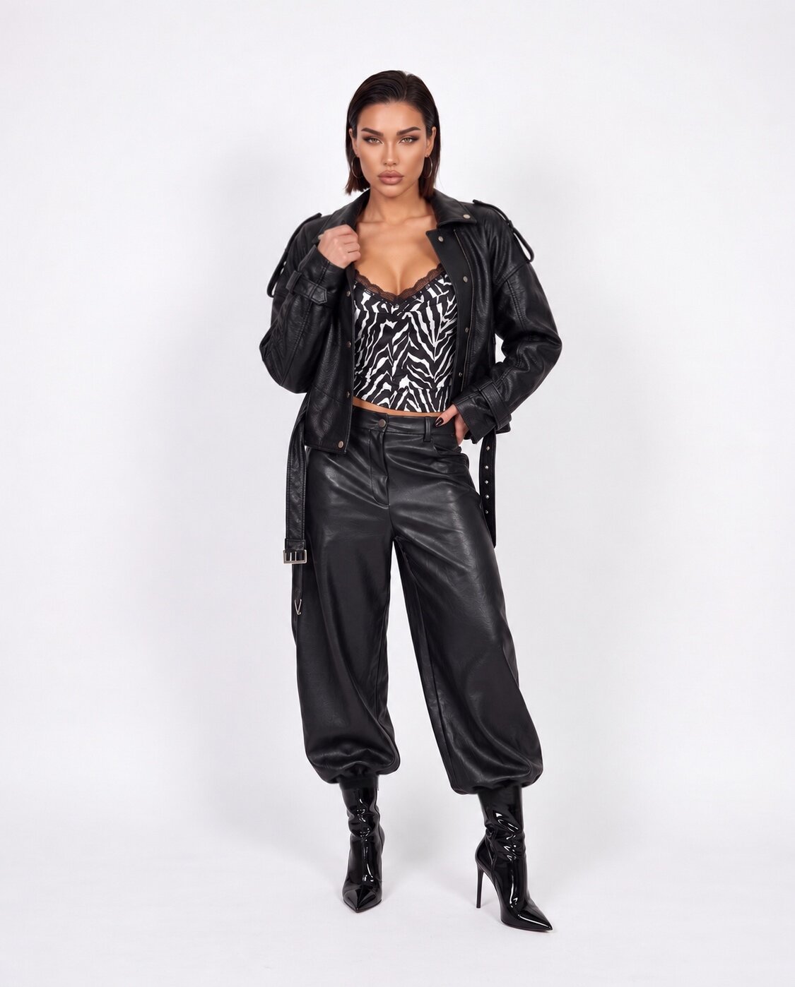 Giacca Leather Attitude
