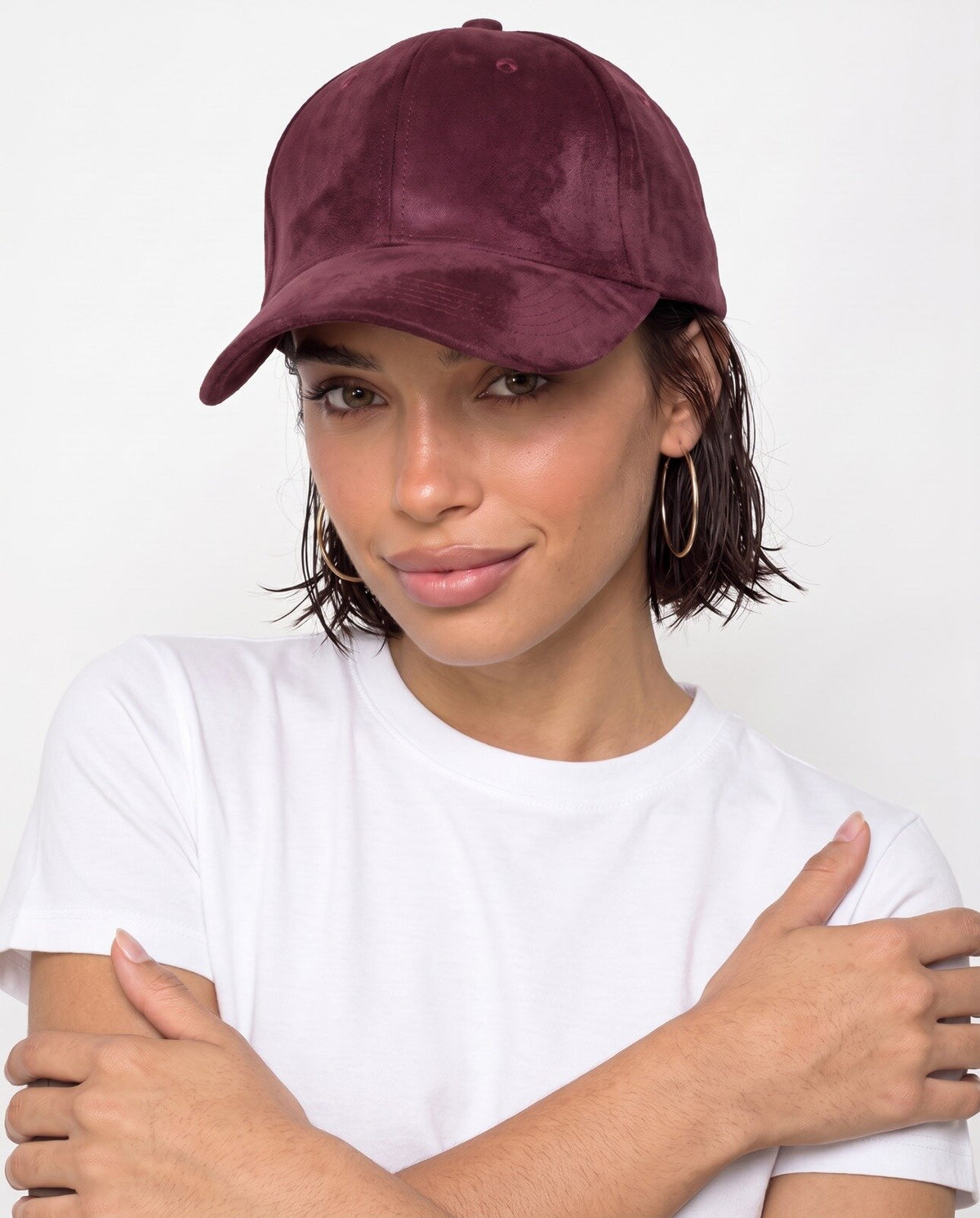 Cappello Suede Cap-Purple