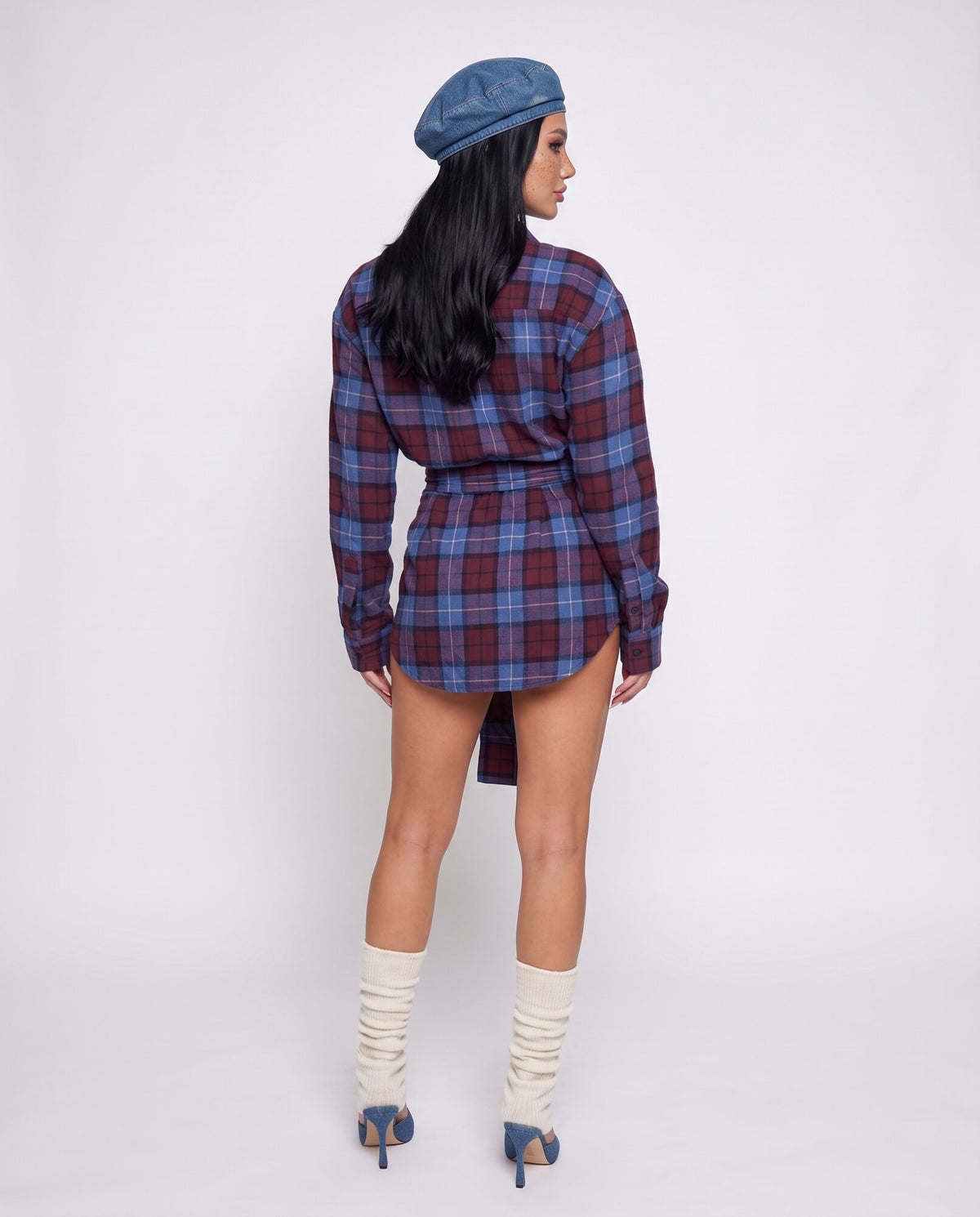 Abito Blue Tartan