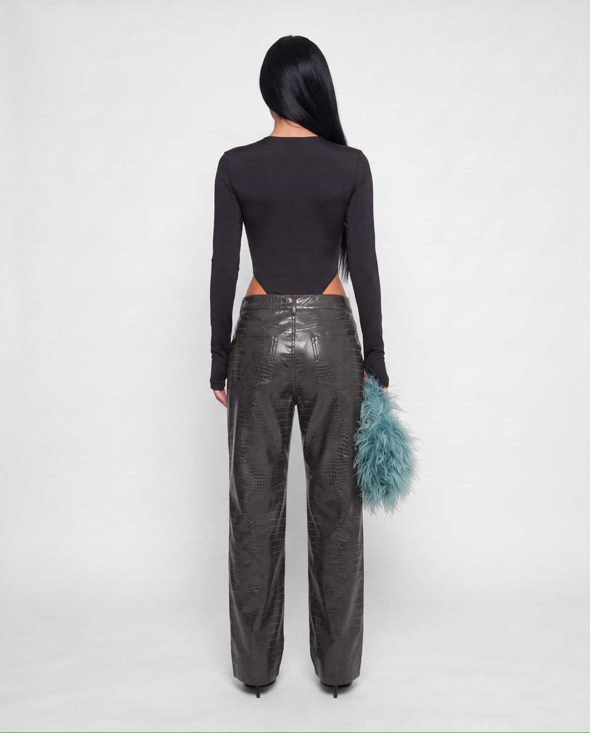 Total Look Studded Python