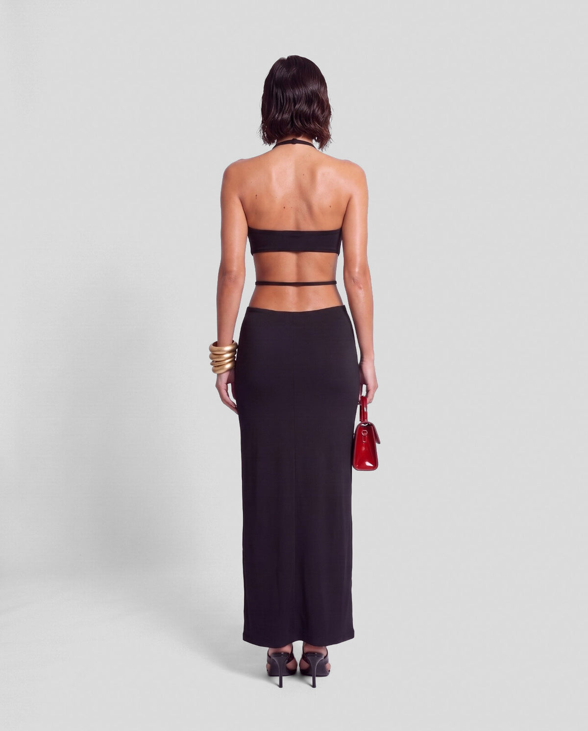 Abito Cut Out-Black