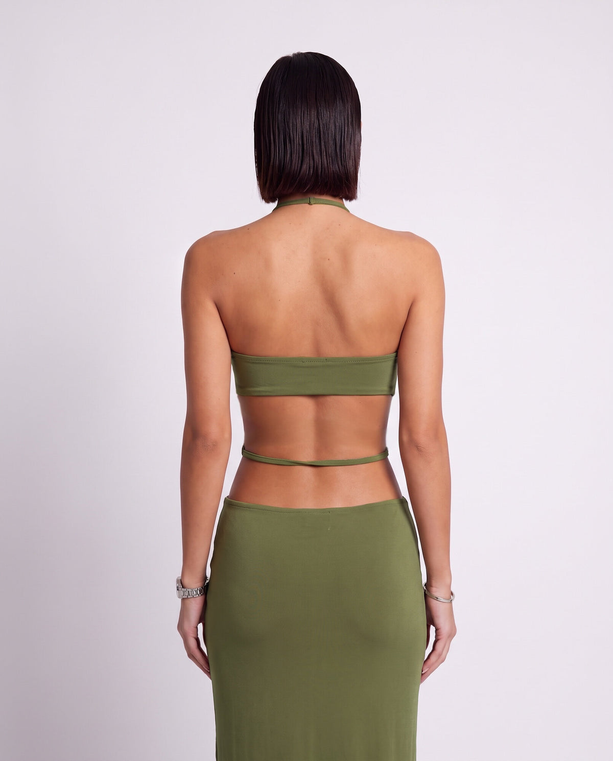 Abito Cut Out-Green