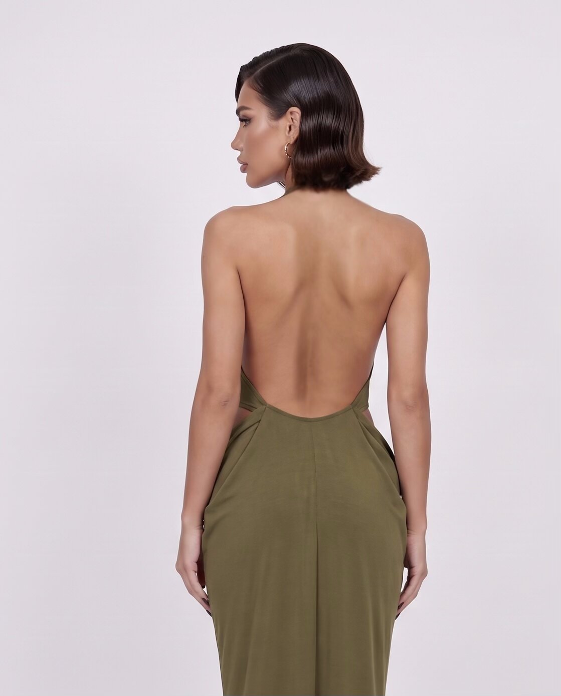 Abito Deep Front-Green