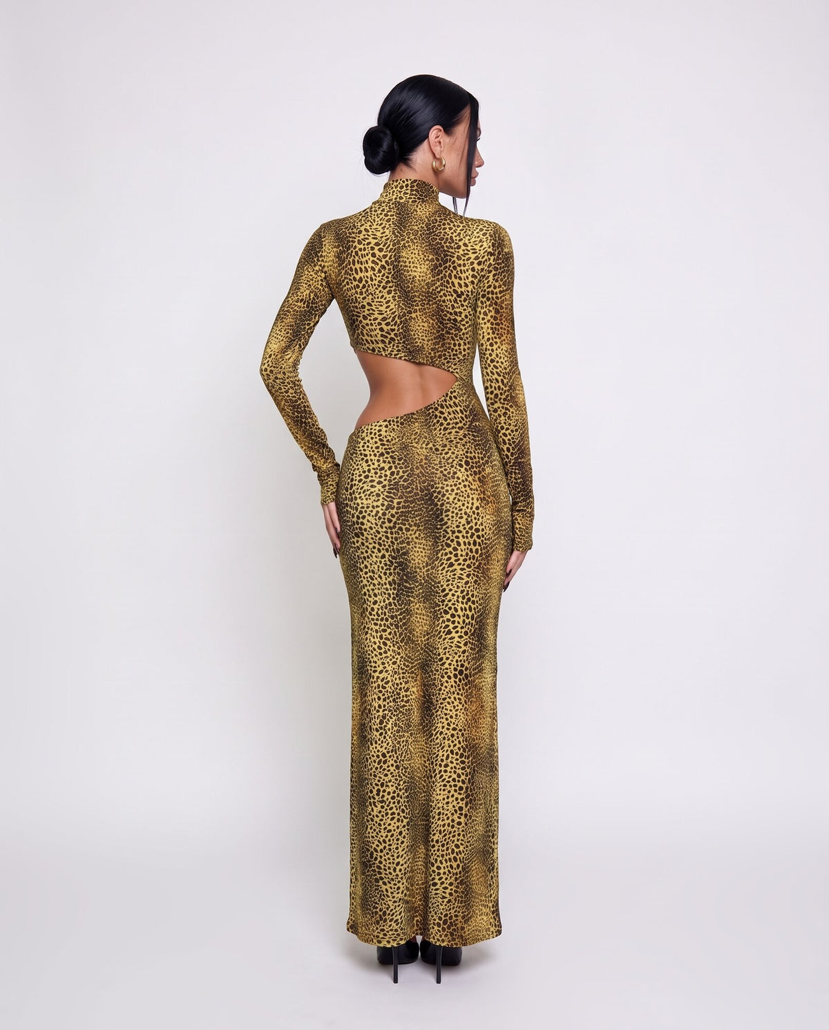 Abito Golden Leopard
