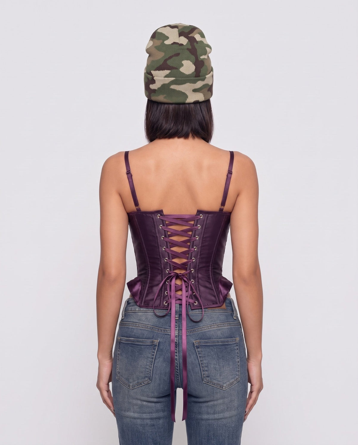 Corsetto Lace Edge-Purple