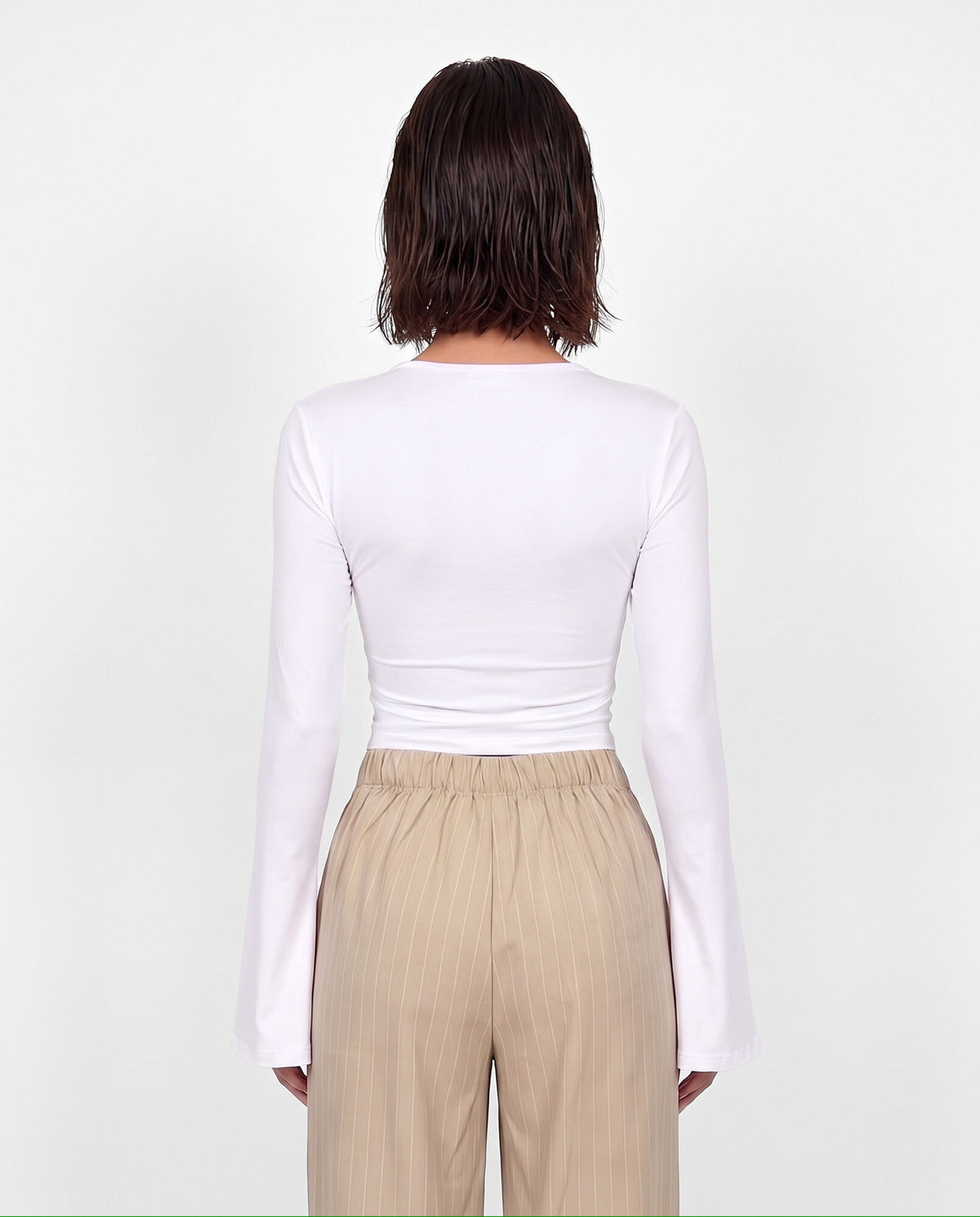 Maglia Lace V-White