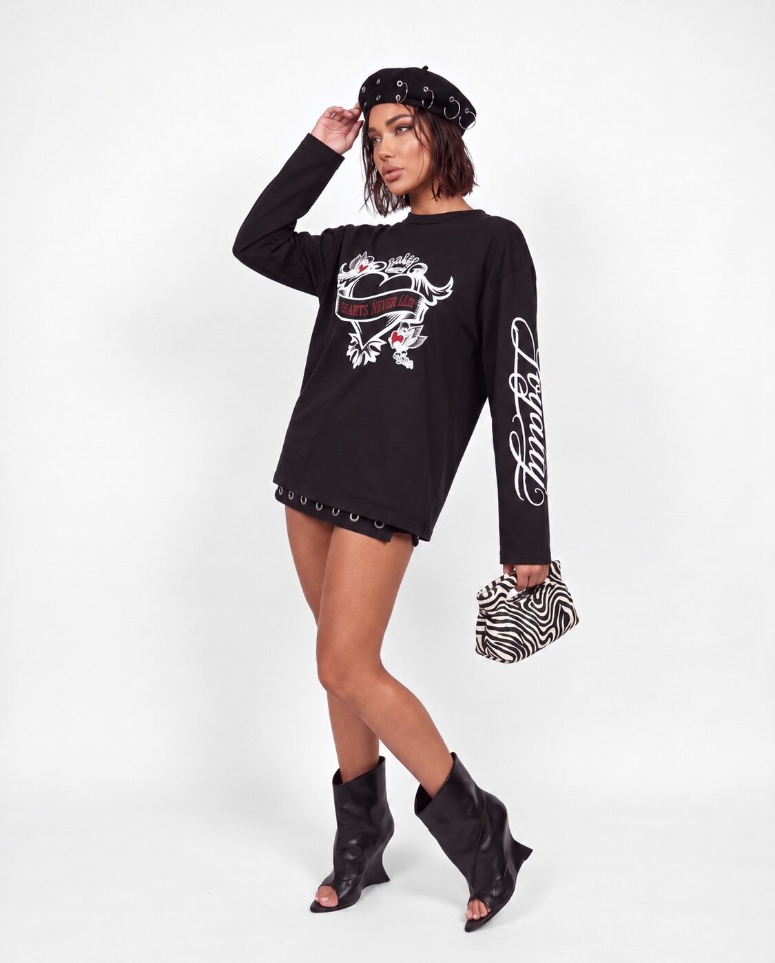 Total Look Y2K Heart