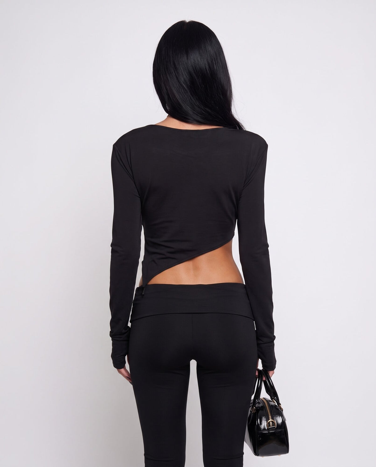 Jumpsuit Gold Detail-Black