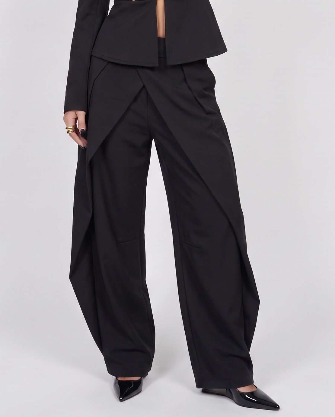 Pantalone Wide Wrap