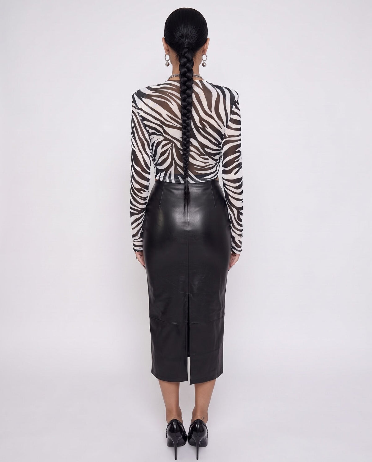 Top Sheer Zebra