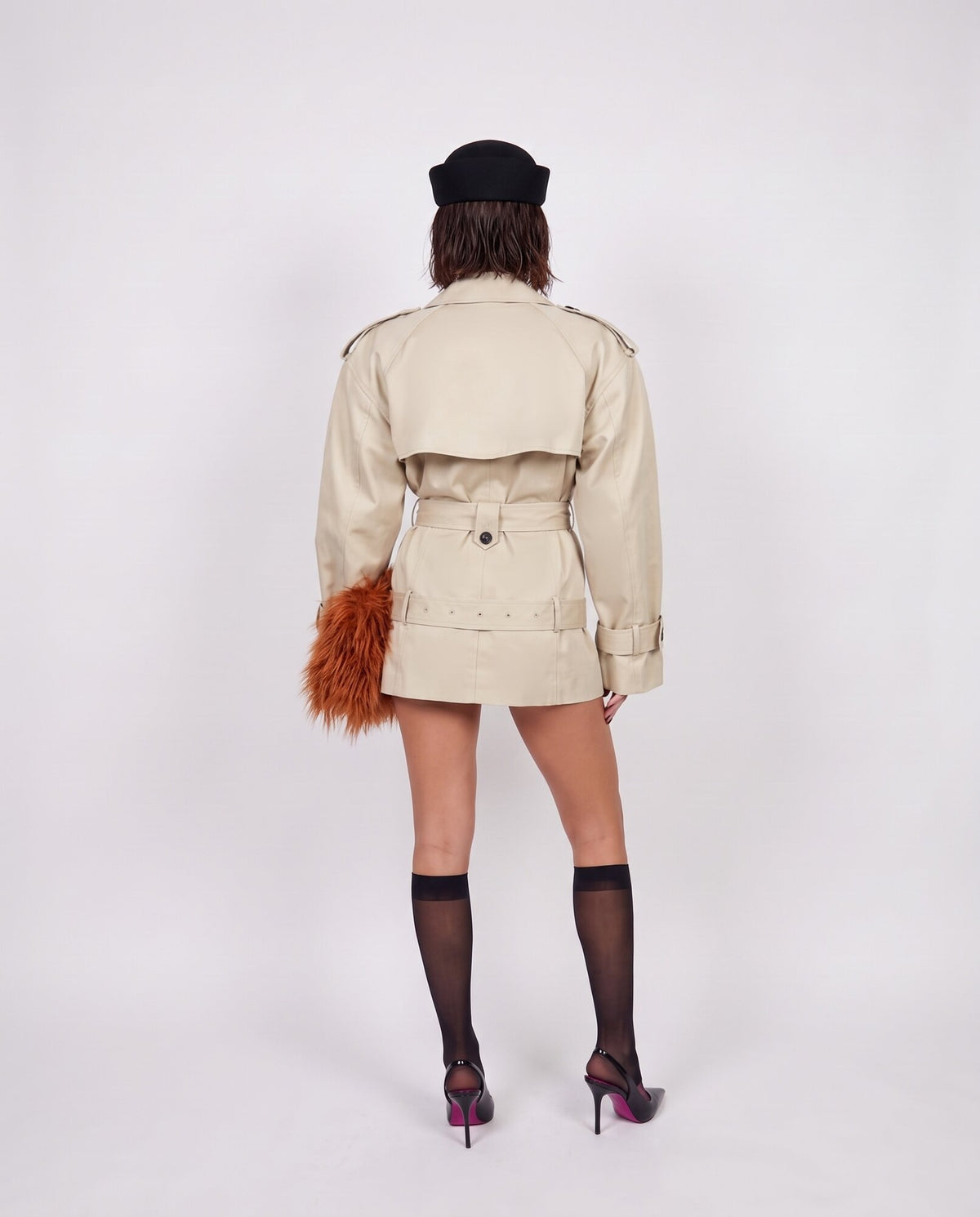 Trench Short Classic-Beige