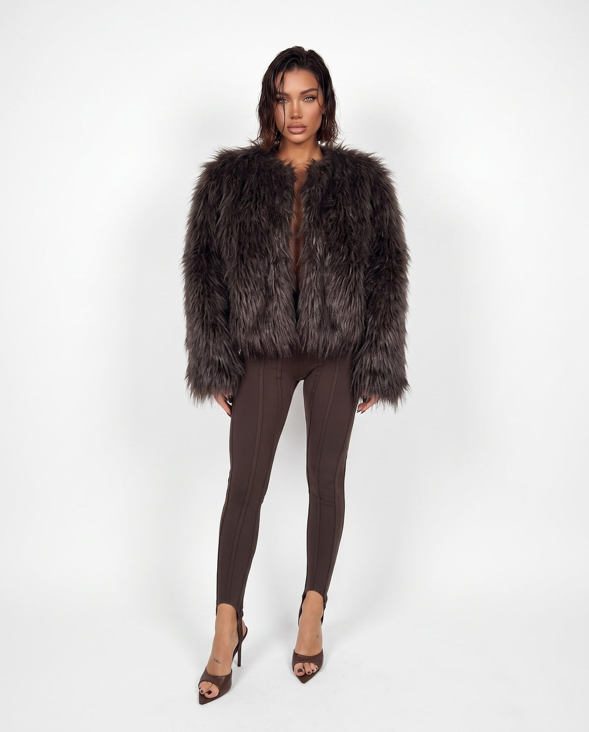 Leggings Rider-Brown