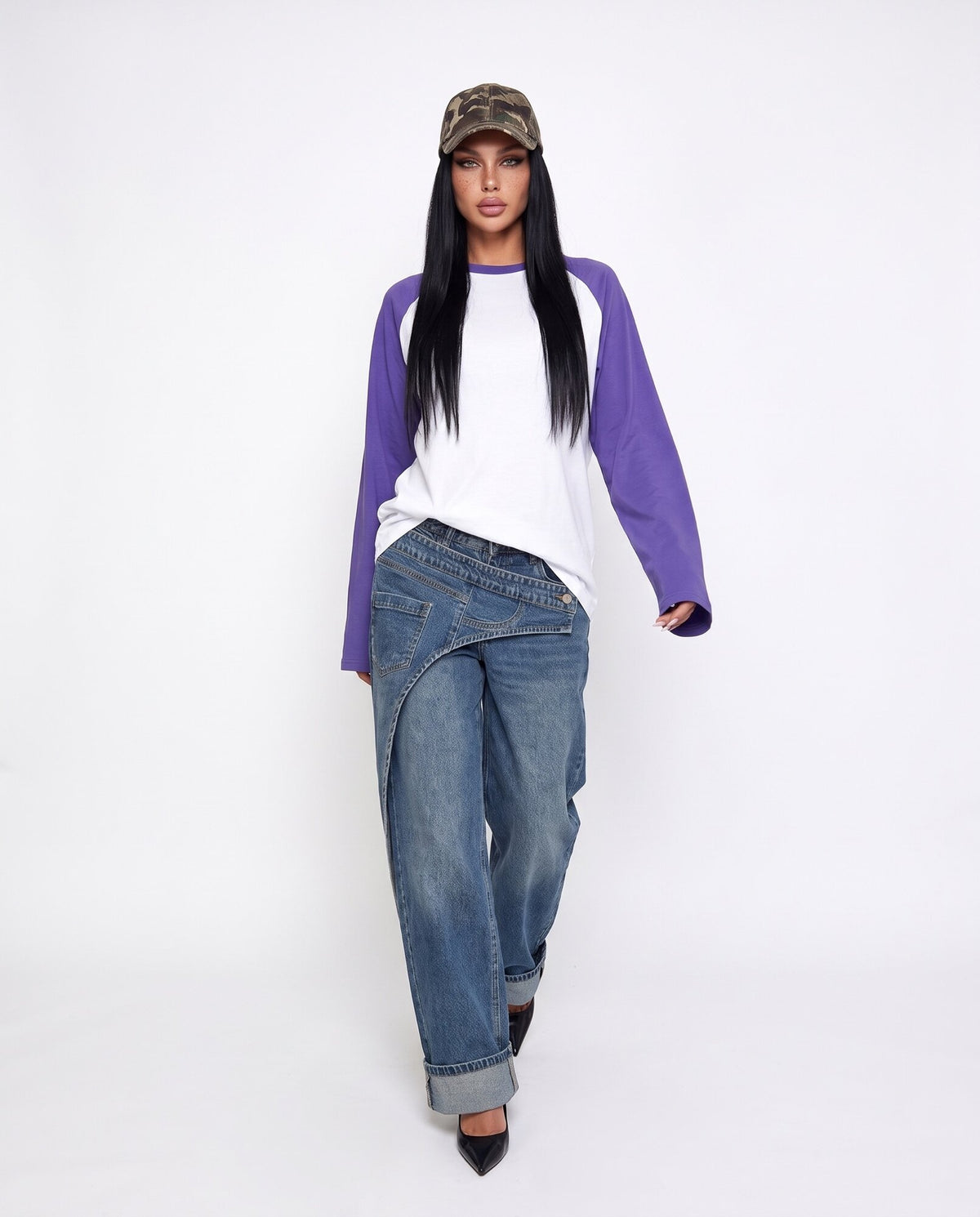 Maglia Bicolor - Purple