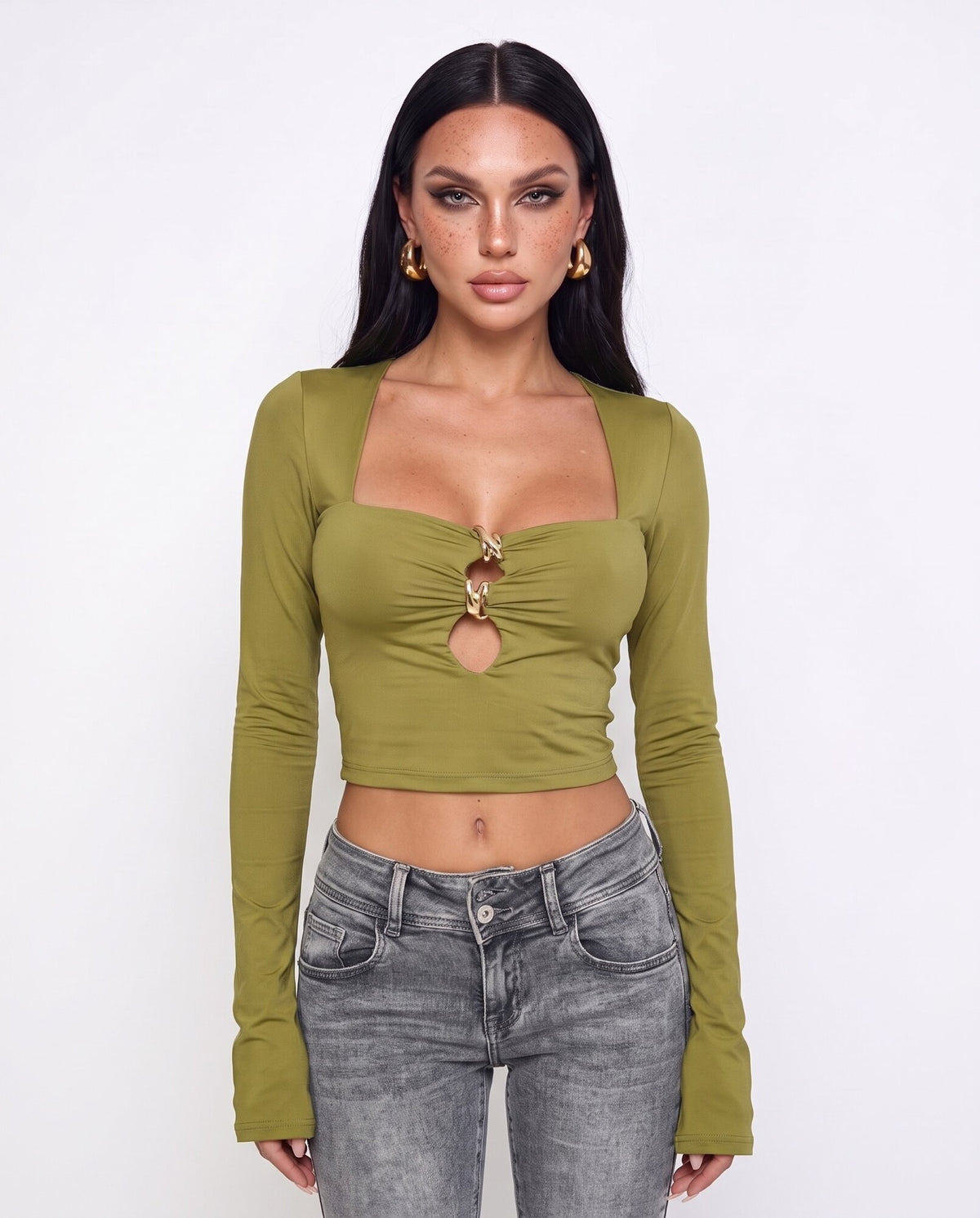 Maglia Ring Detail-Green