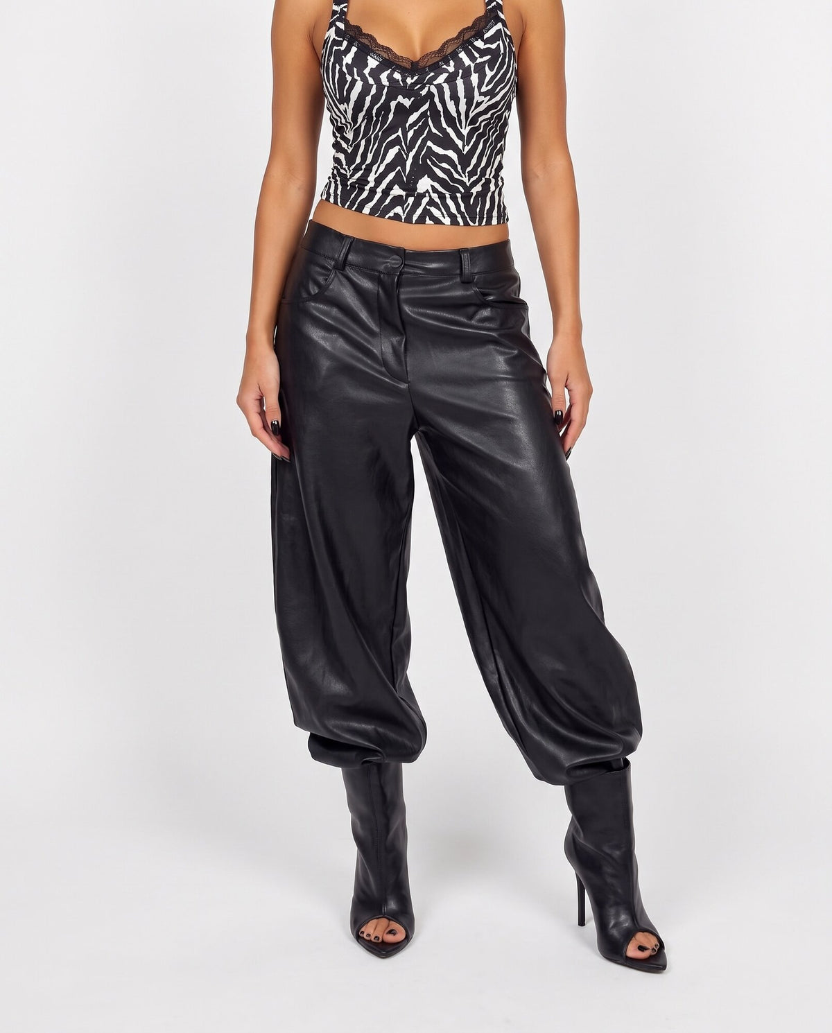 Pantalone Leather Balloon