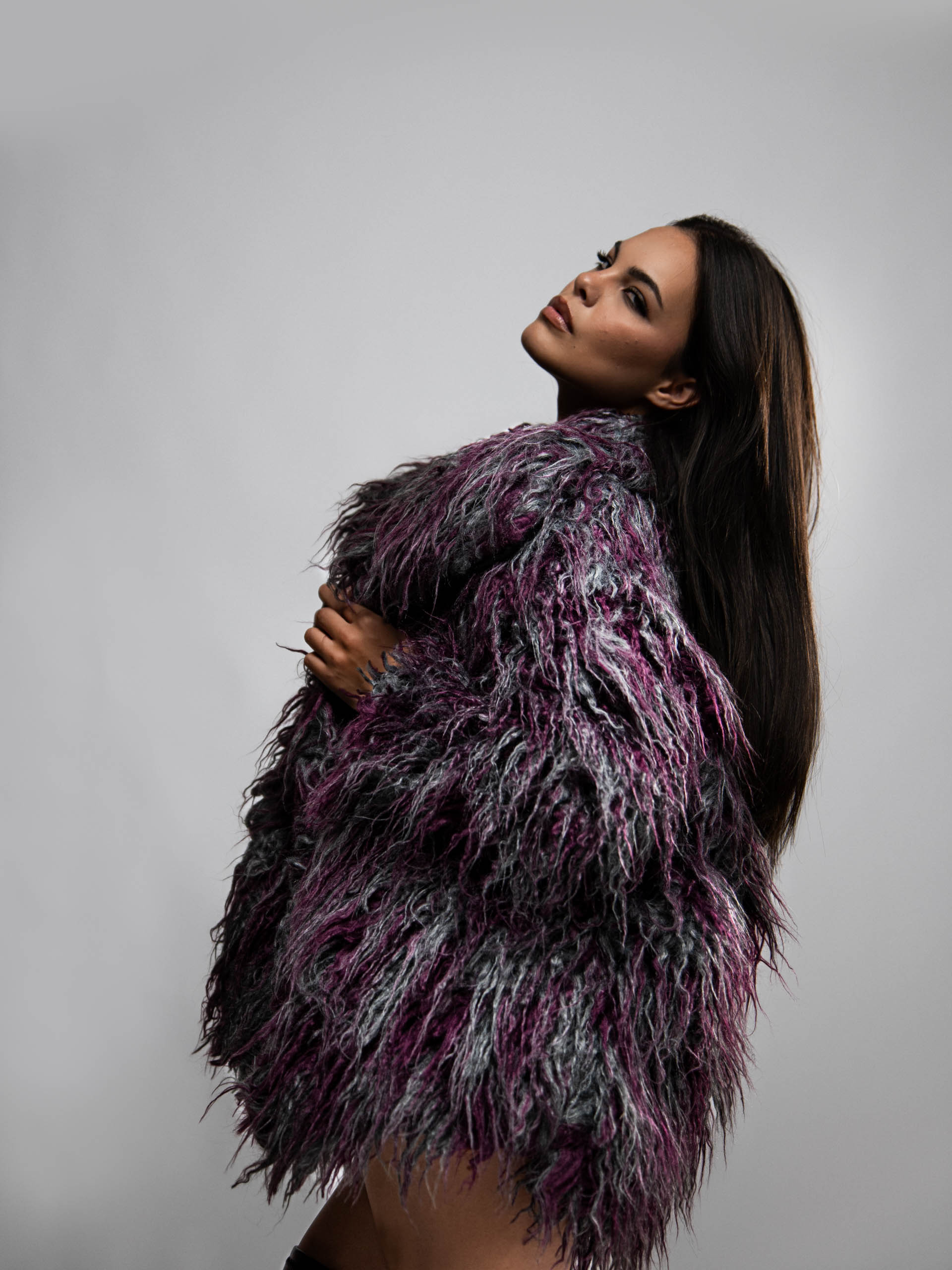 Pelliccia Love Purple
