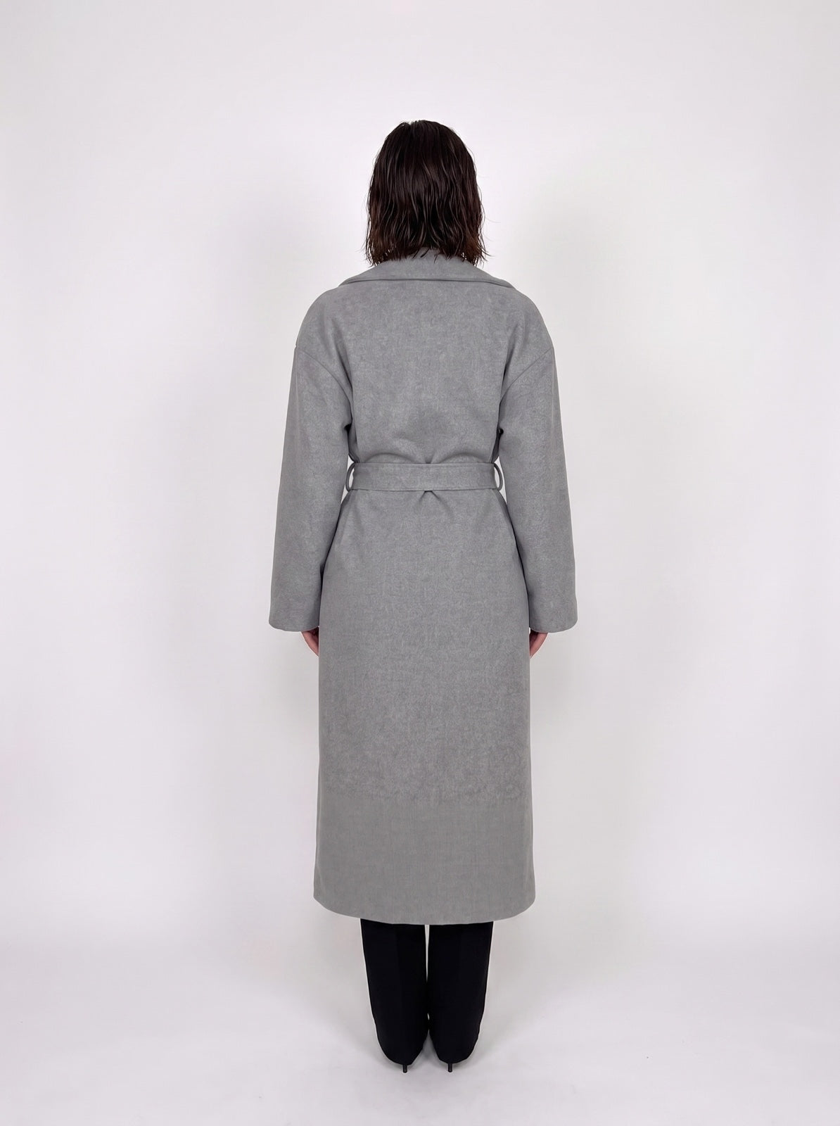 Wrap Coat - Grey